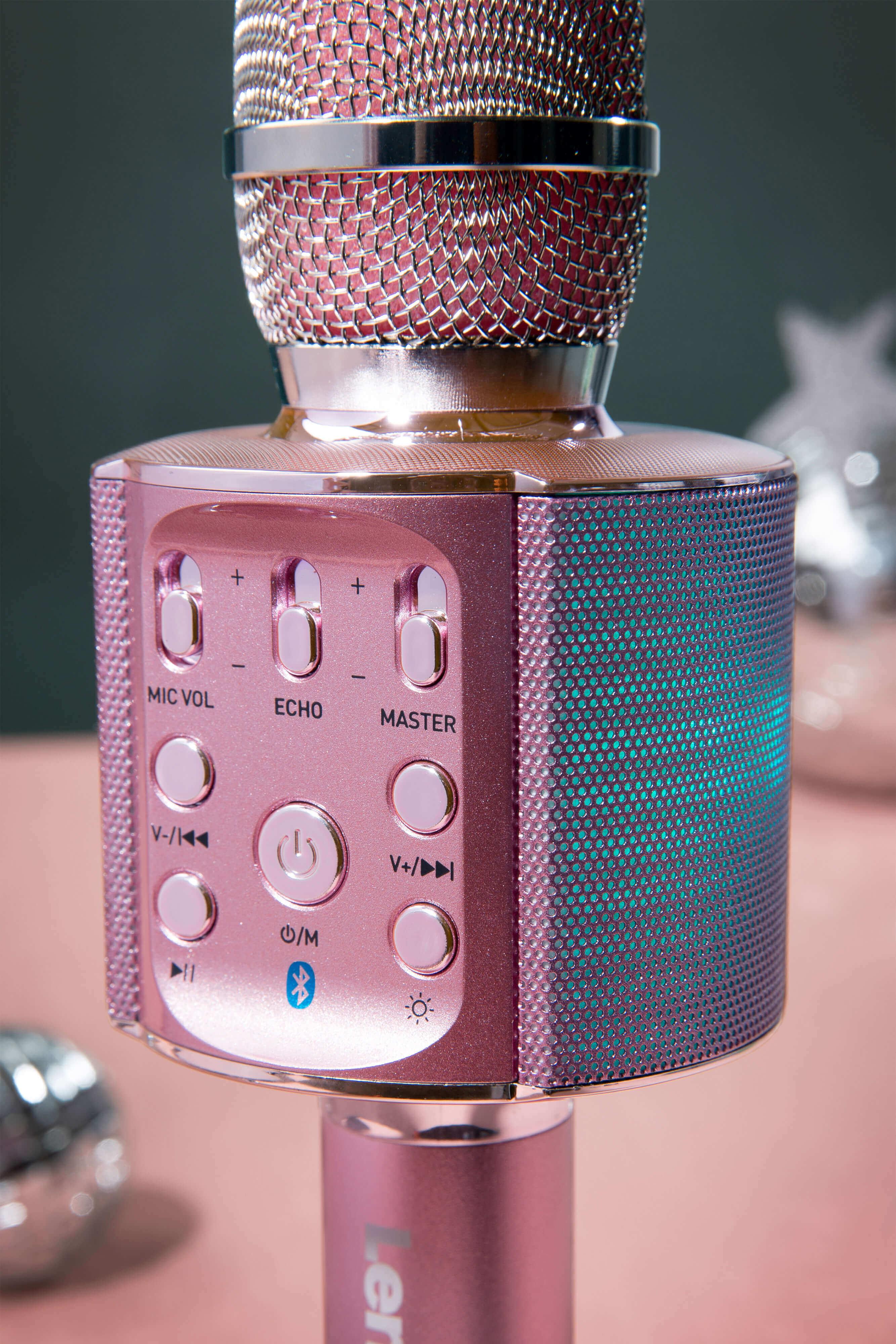 Produktbild Lenco Karaoke-Mikrofon BMC-090PK - pink 7 von 15