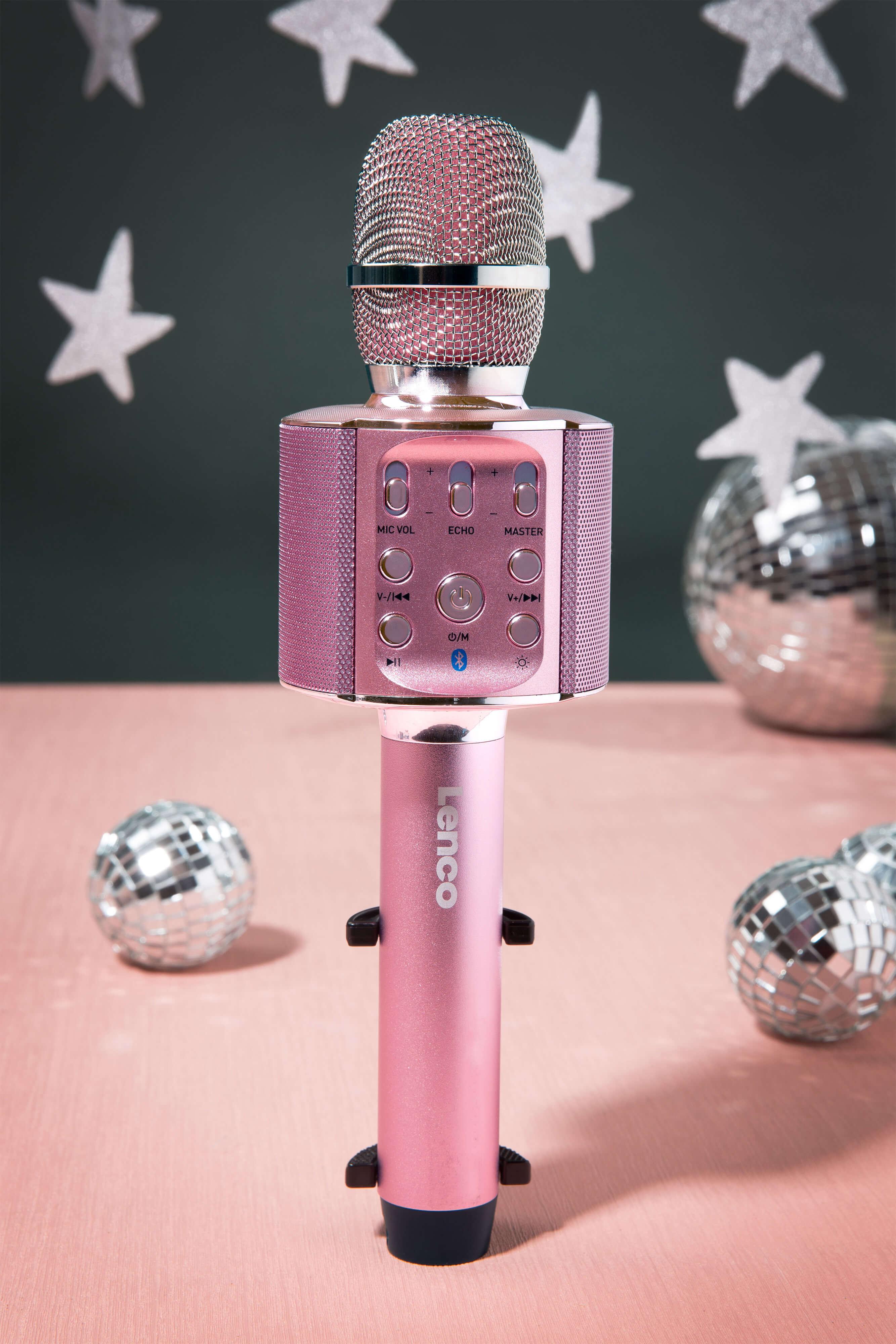 Produktbild Lenco Karaoke-Mikrofon BMC-090PK - pink 10 von 15