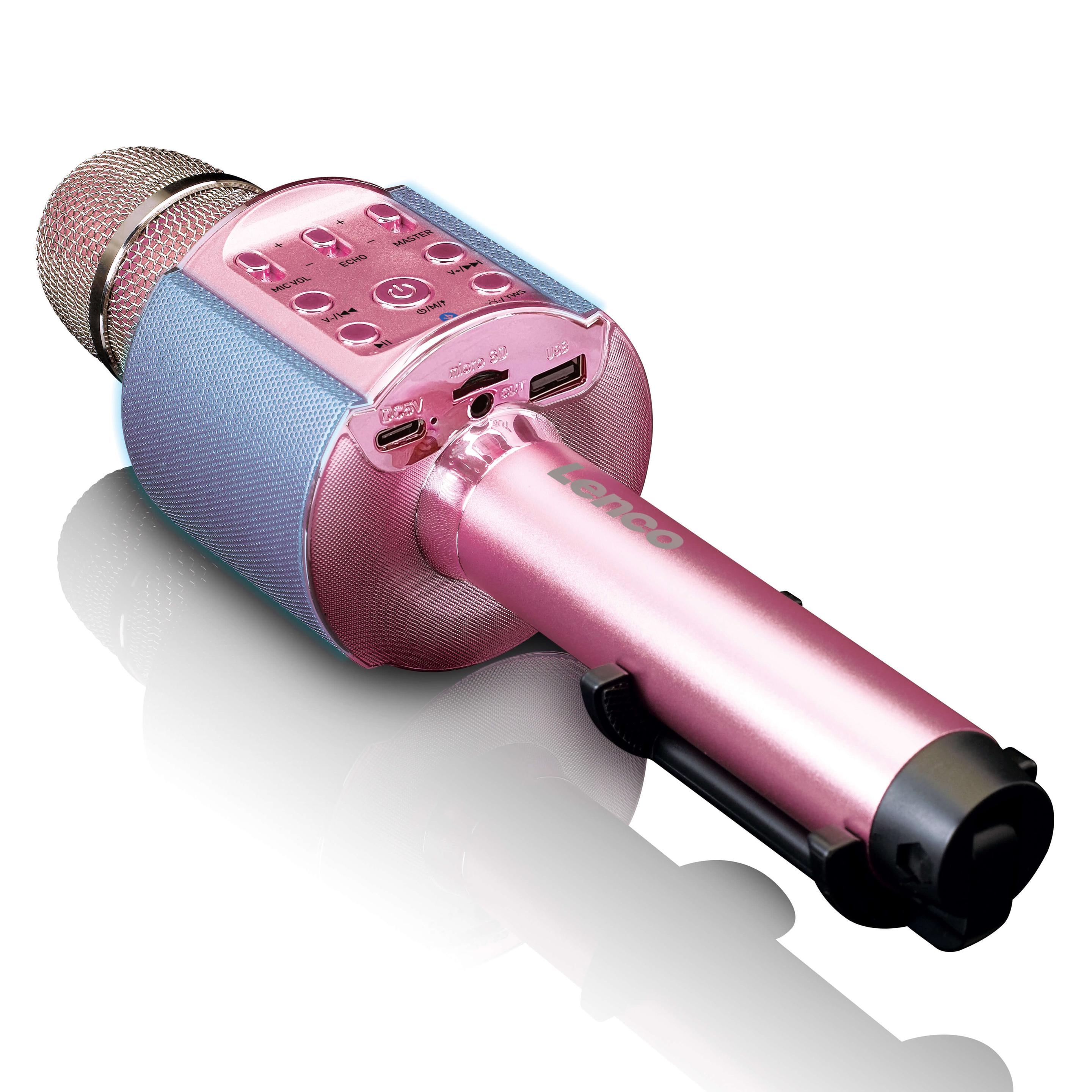 Produktbild Lenco Karaoke-Mikrofon BMC-090PK - pink 15 von 15