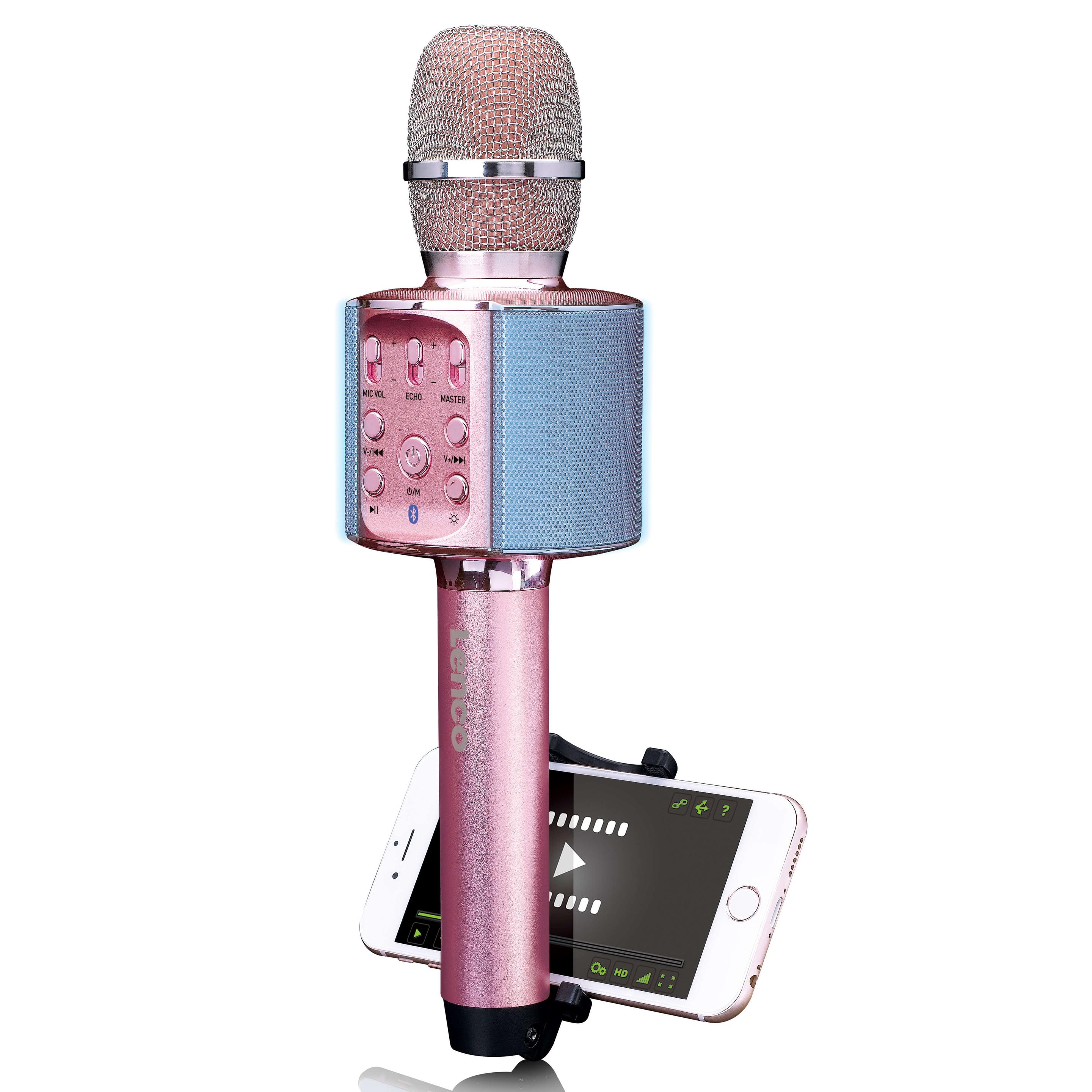 Produktbild Lenco Karaoke-Mikrofon BMC-090PK - pink 12 von 15