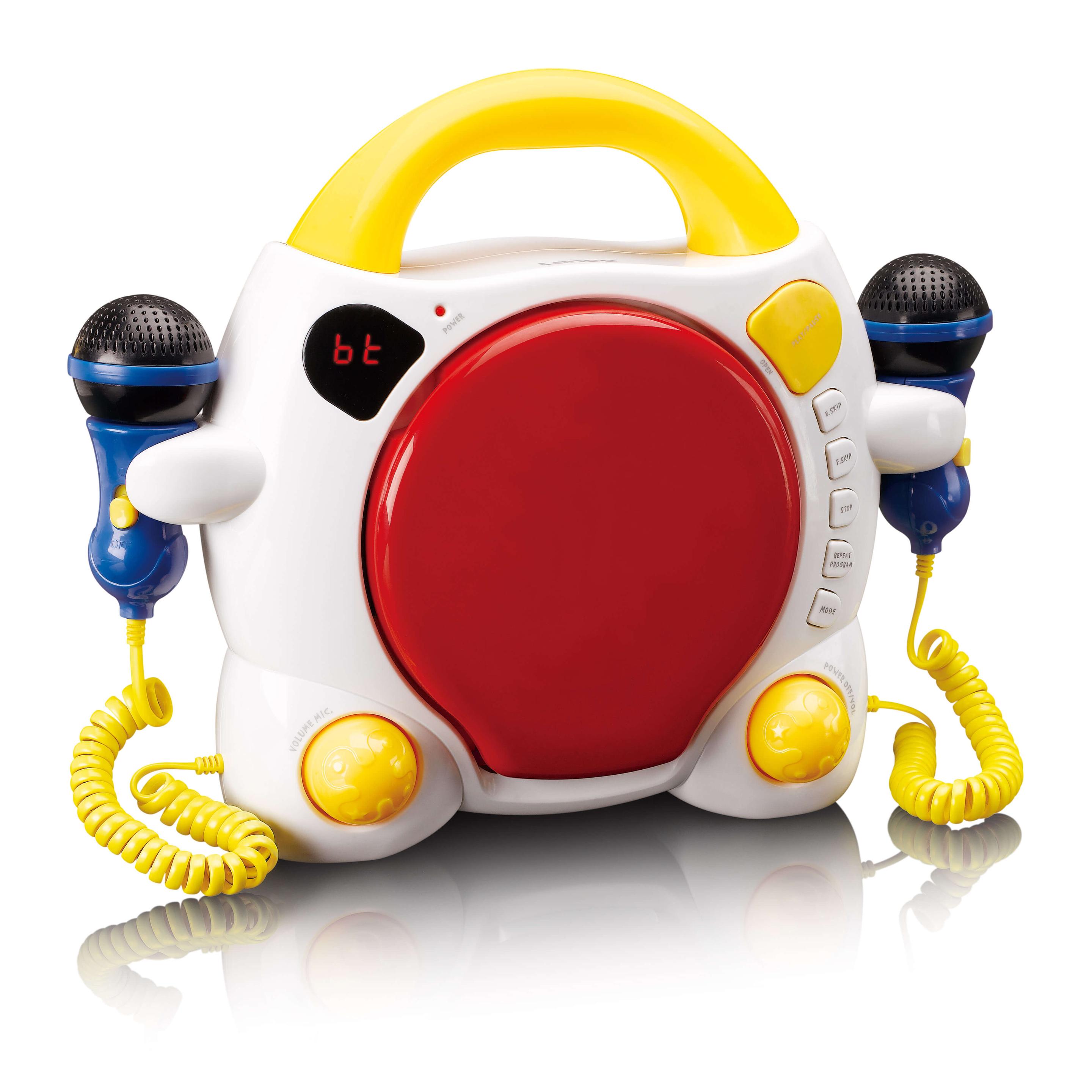 Produktbild Lenco KCD-011KIDS - Tragbarer Karaoke-CD-Player mit Bluetooth® für Kinder - Mehrfarbig 2 von 11