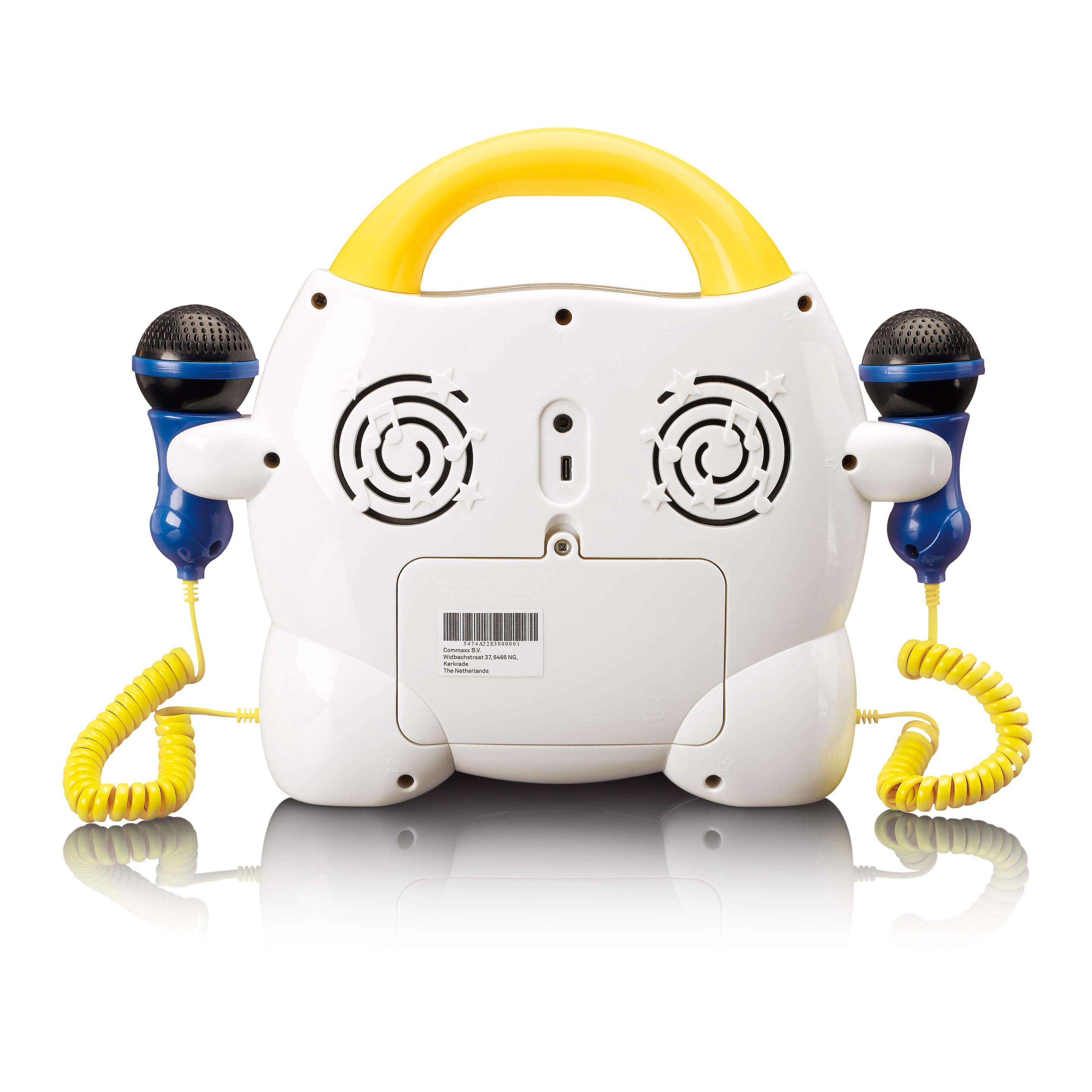 Produktbild Lenco KCD-011KIDS - Tragbarer Karaoke-CD-Player mit Bluetooth® für Kinder - Mehrfarbig 10 von 11