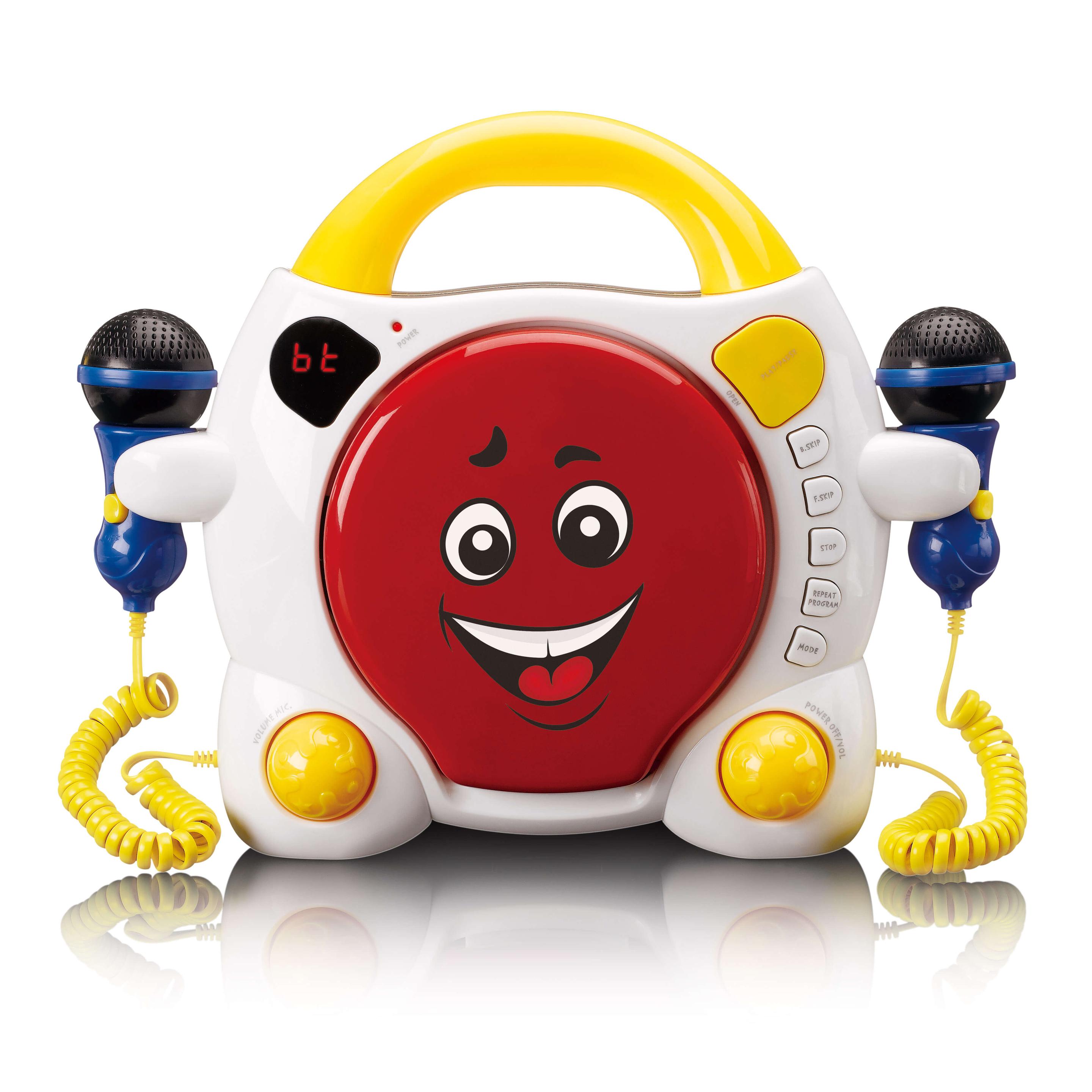 Produktbild Lenco KCD-011KIDS - Tragbarer Karaoke-CD-Player mit Bluetooth® für Kinder - Mehrfarbig 3 von 11