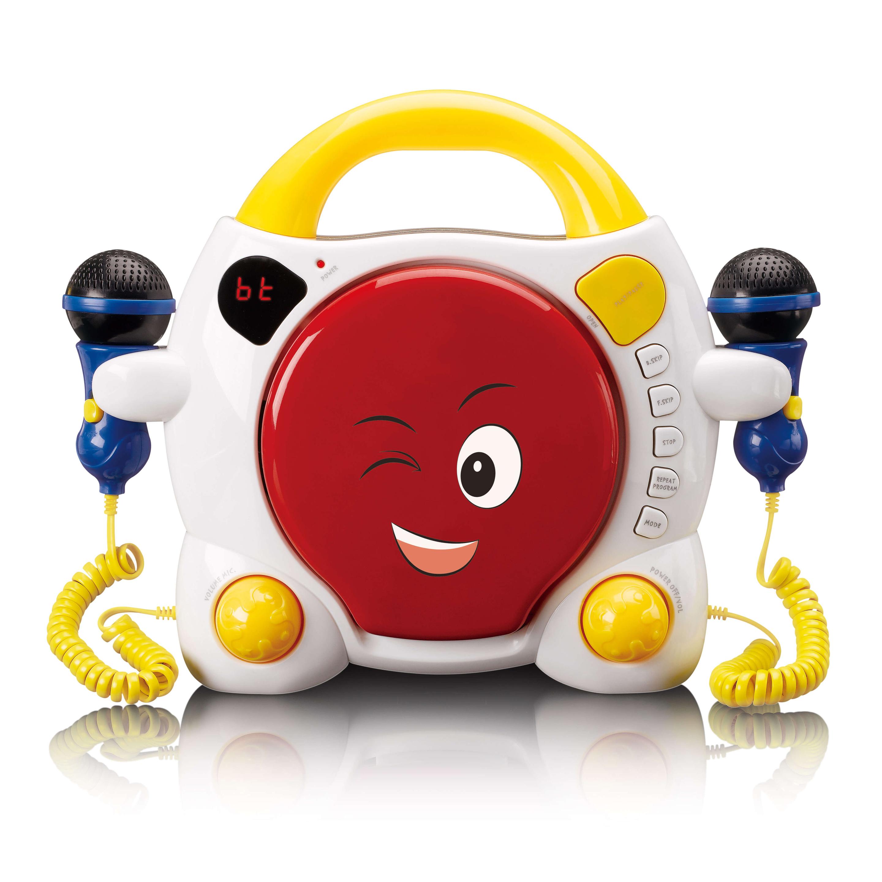 Produktbild Lenco KCD-011KIDS - Tragbarer Karaoke-CD-Player mit Bluetooth® für Kinder - Mehrfarbig 4 von 11