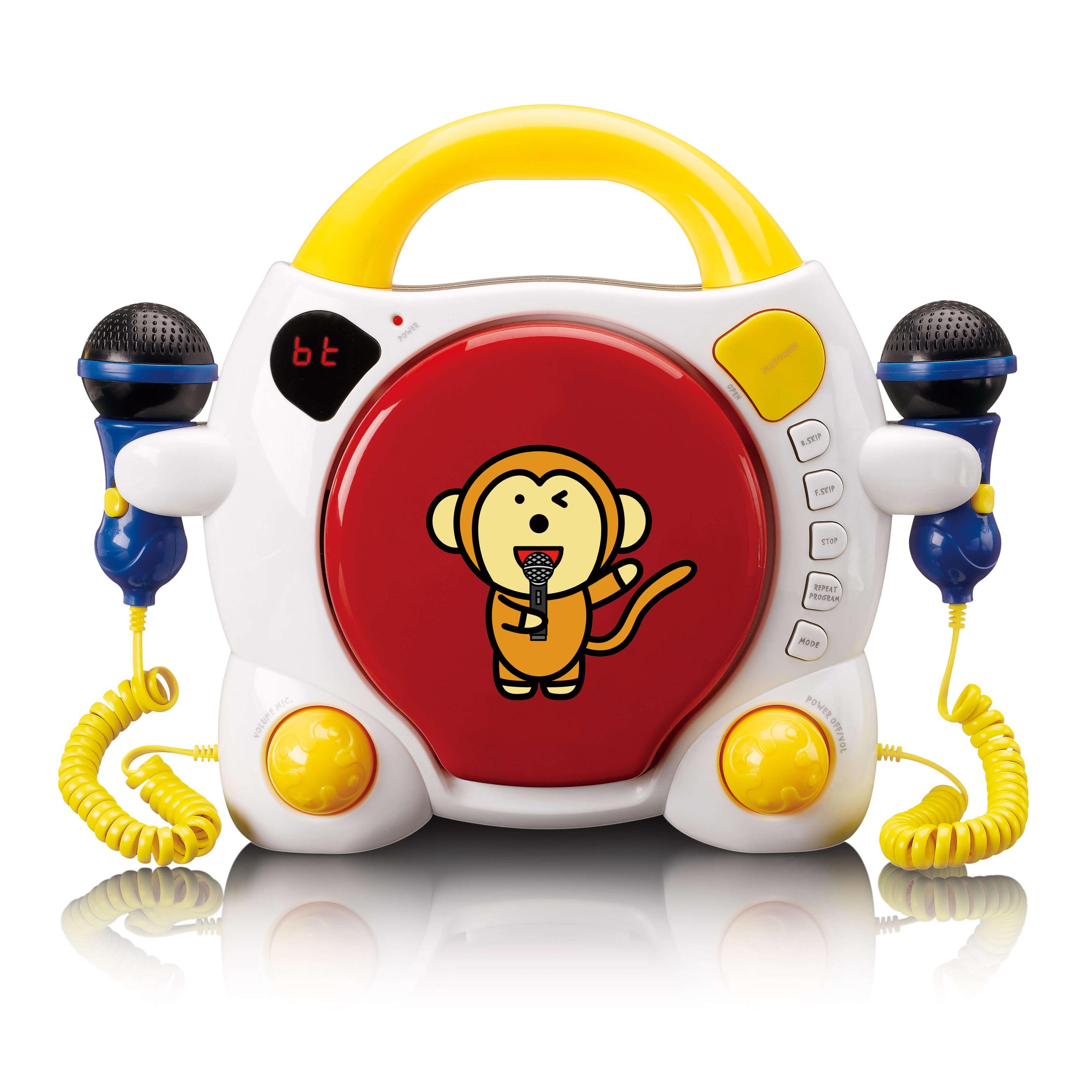 Produktbild Lenco KCD-011KIDS - Tragbarer Karaoke-CD-Player mit Bluetooth® für Kinder - Mehrfarbig 5 von 11