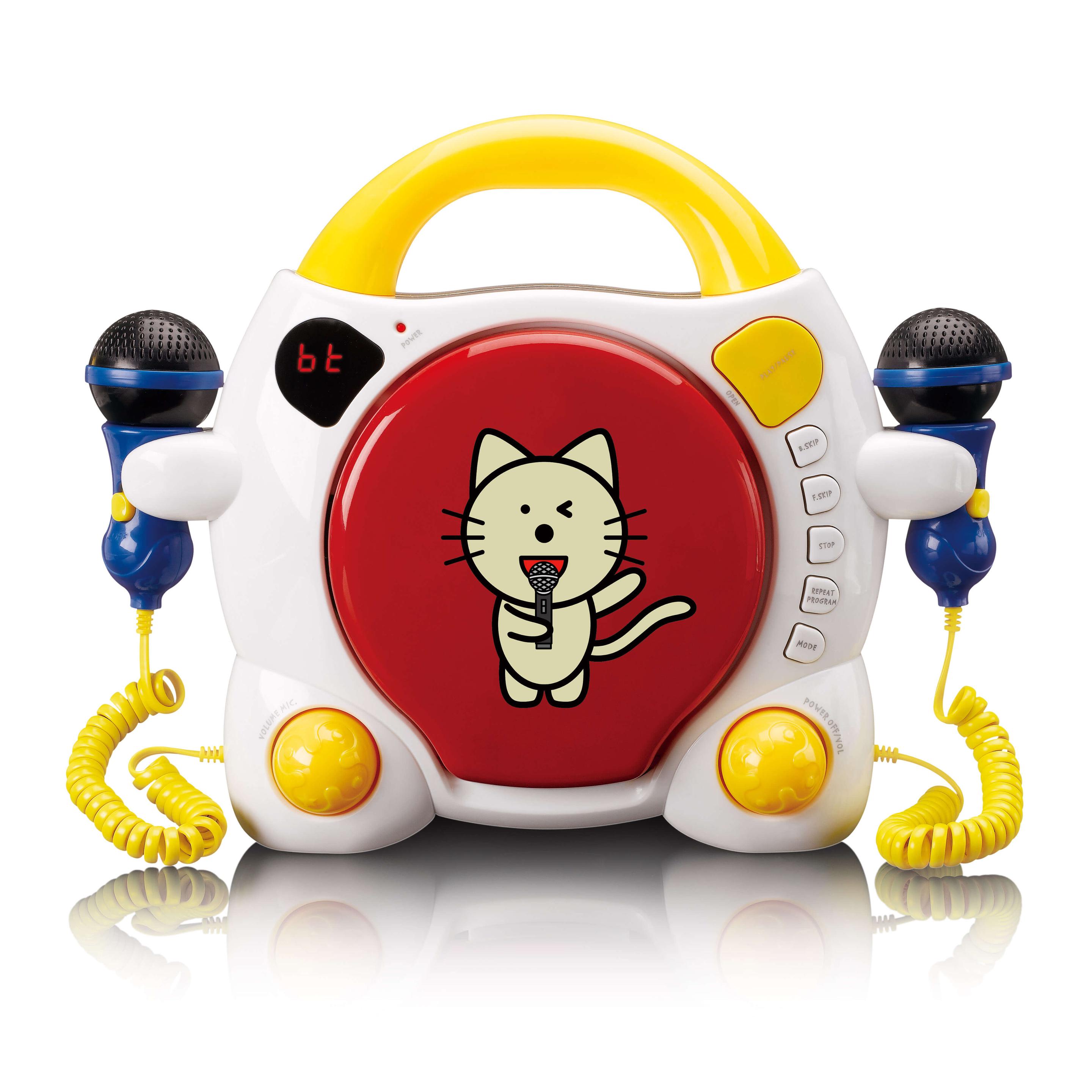 Produktbild Lenco KCD-011KIDS - Tragbarer Karaoke-CD-Player mit Bluetooth® für Kinder - Mehrfarbig 7 von 11