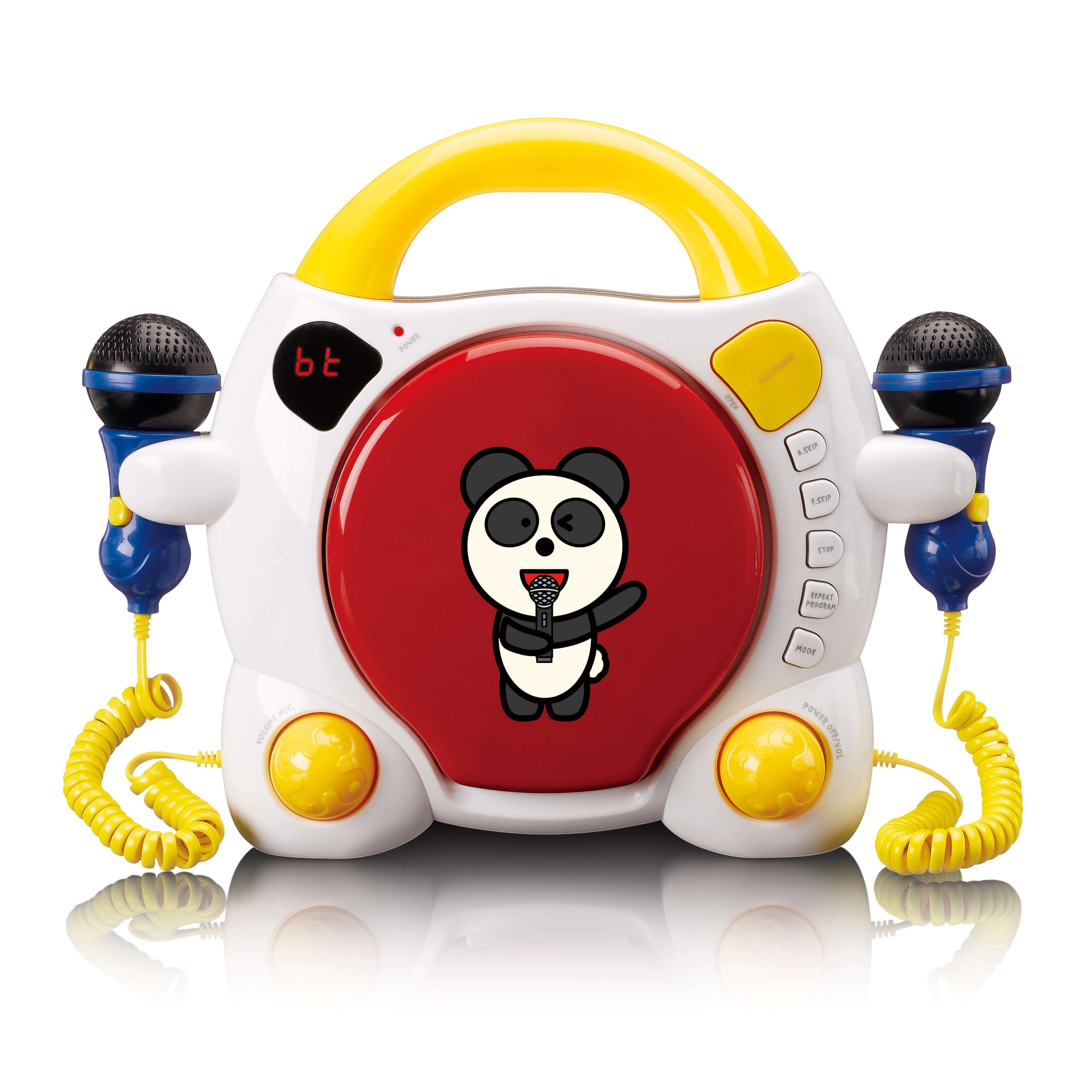 Produktbild Lenco KCD-011KIDS - Tragbarer Karaoke-CD-Player mit Bluetooth® für Kinder - Mehrfarbig 8 von 11