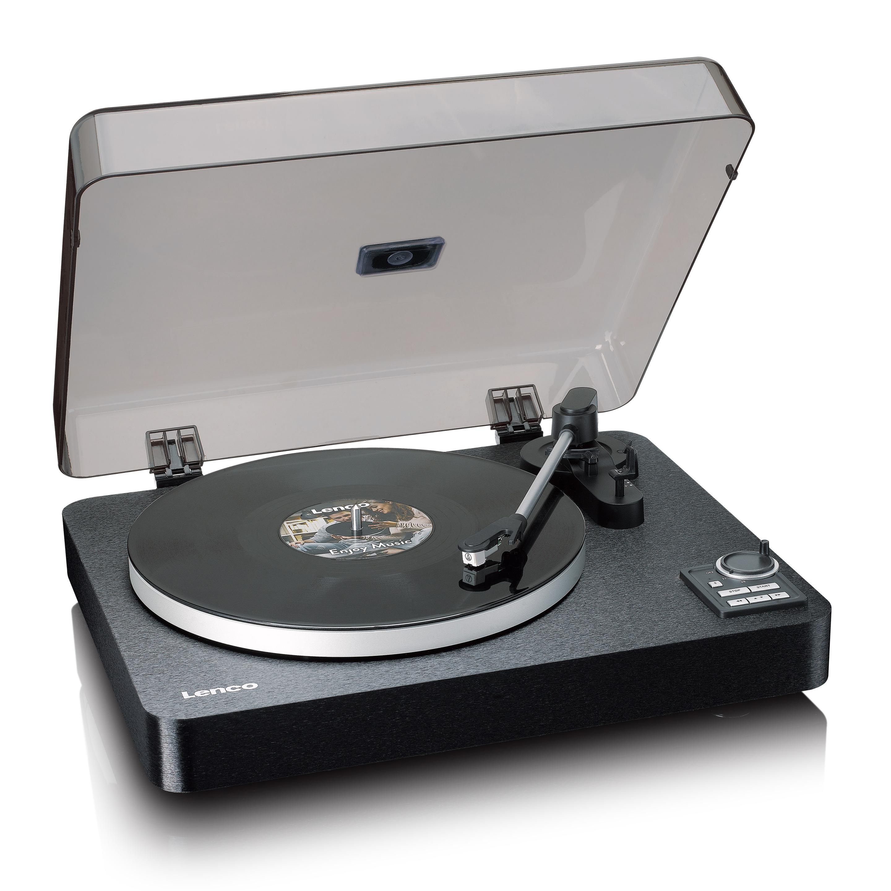 Produktbild Vollautomatischer Plattenspieler mit Bluetooth, Holz, LBTA-165BK 3 von 11