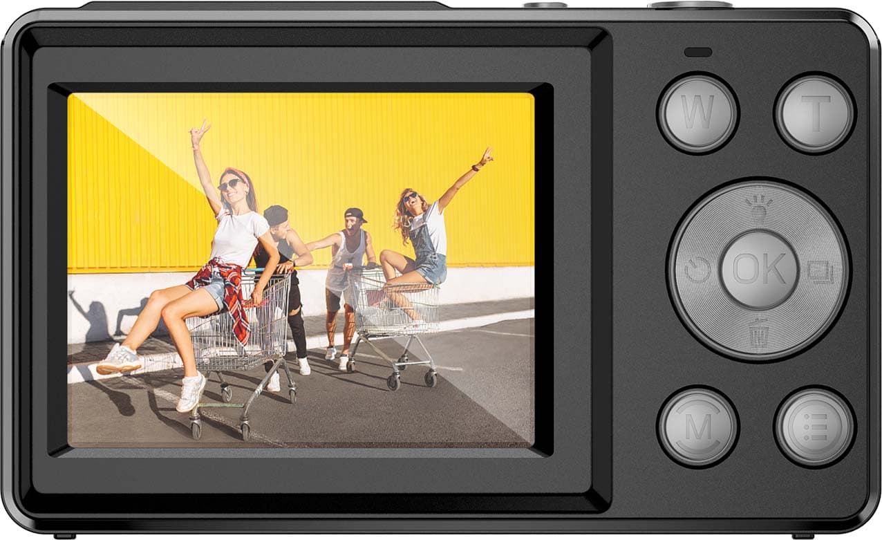 ENTERTAINME Digital Kamera + Frontdisplay schwarz