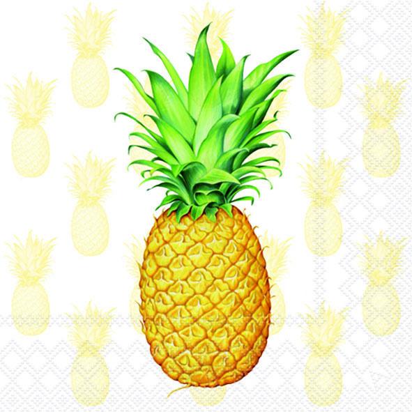Bella Casa Servietten Tropical Fruit 33x33cm