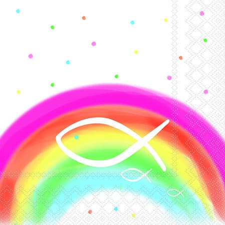 Ambiente Servietten Rainbow 25x25cm