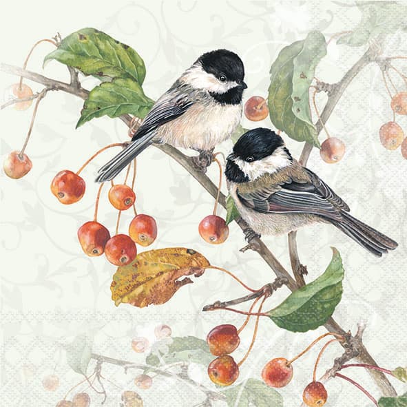 Bella Casa Servietten Chickadee 33x33