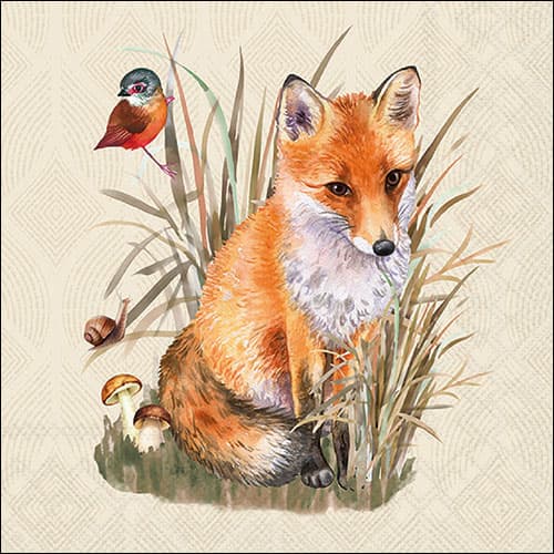 Bella Casa Servietten Foxy 33x33cm