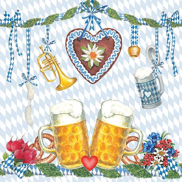 Serviette Beer Festival 33x33cm