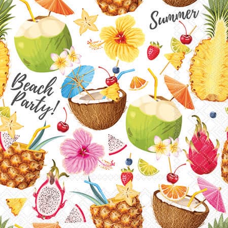 Ambiente Servietten Beach Party 25x25cm