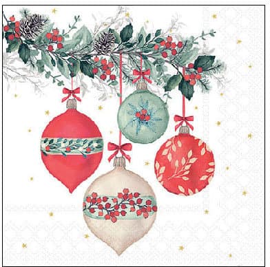 Ambiente Servietten Berry Baubles 25x25cm