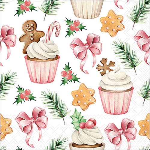 Ambiente Servietten Christmas Sweet Pastel 33x33