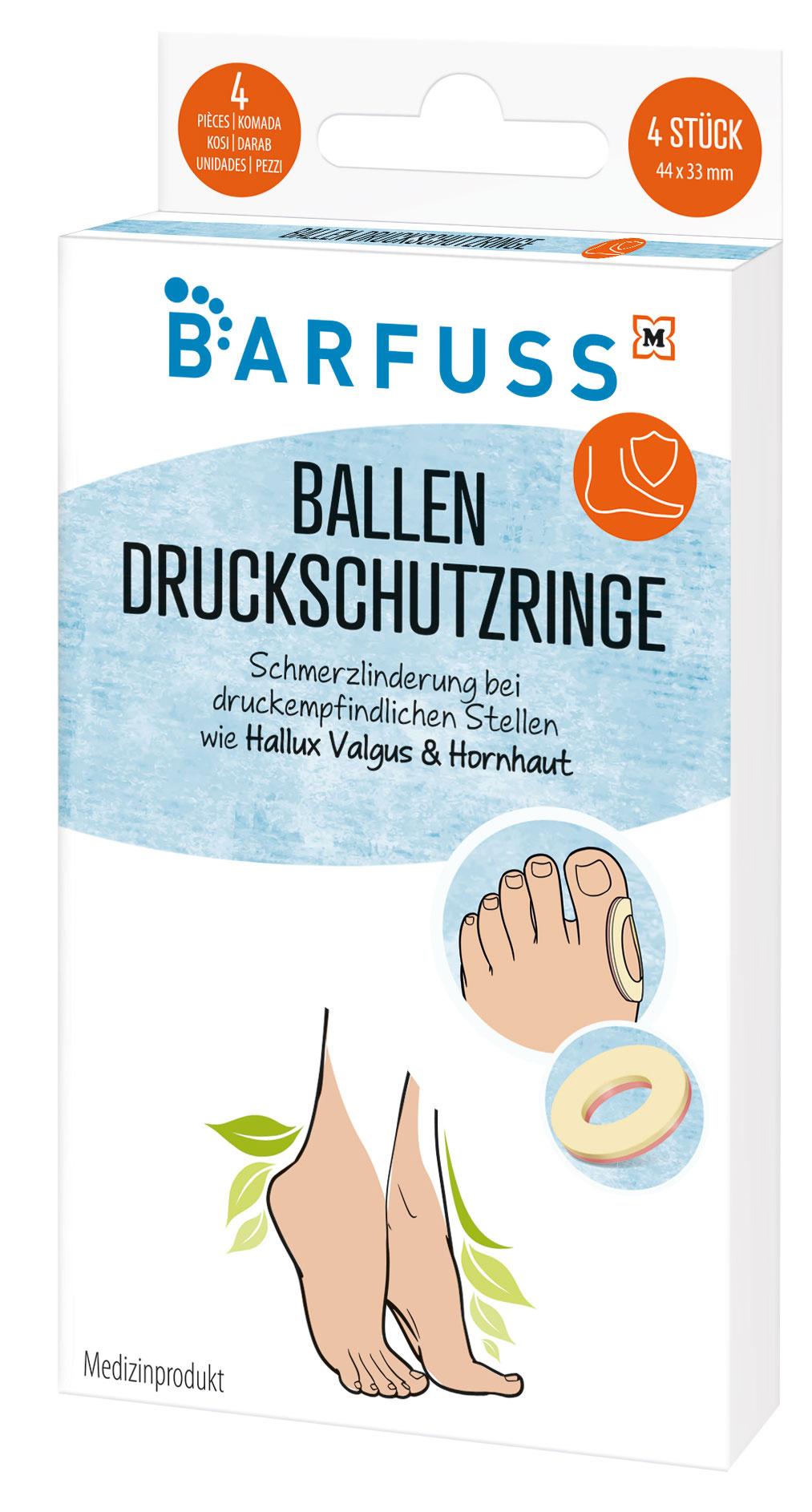 BARFUSS Ballen Druckschutzringe