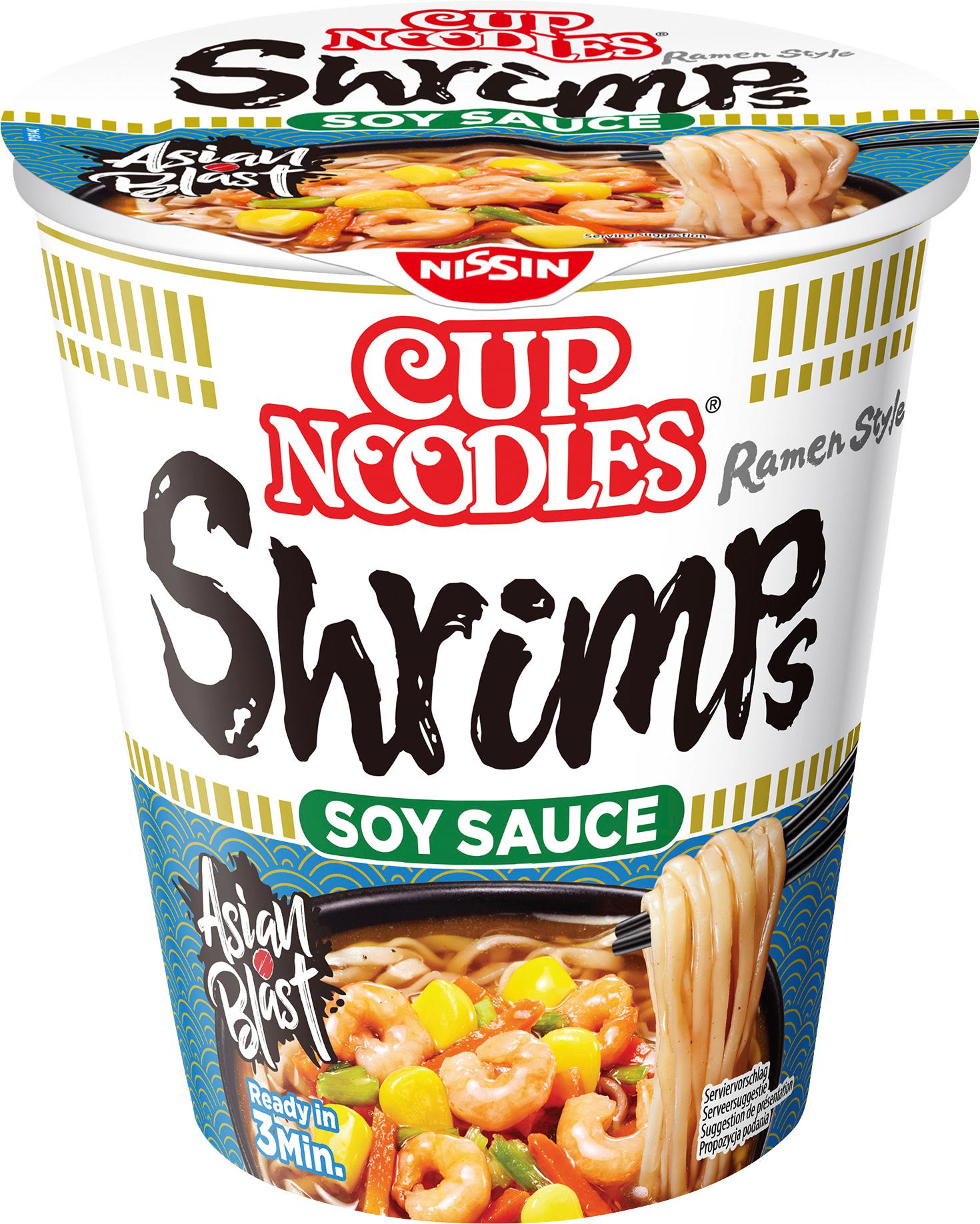 Nudelsuppen-Snack Geschmack Shrimps