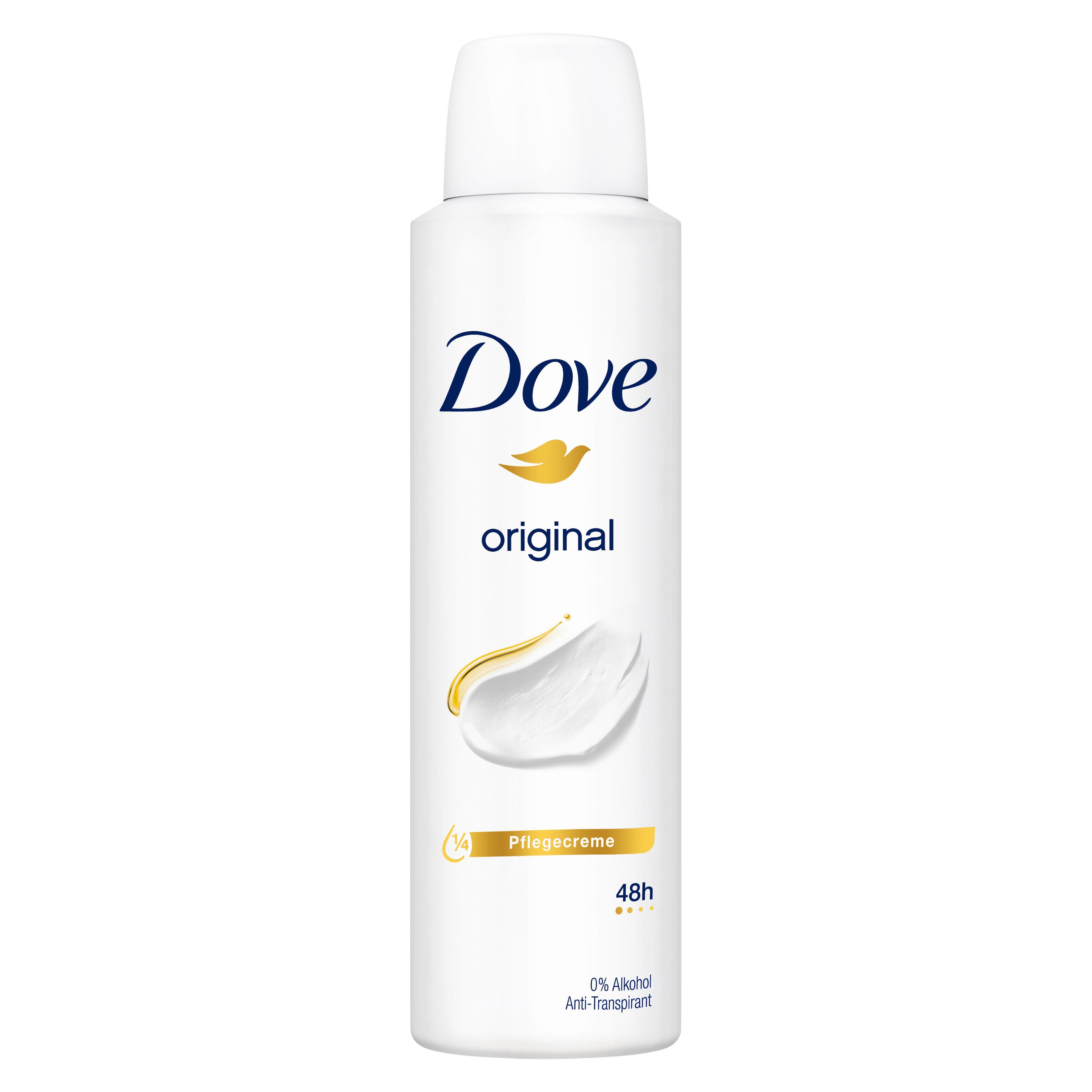 Dove Deospray Antitranspirant Original 0% Alkohol