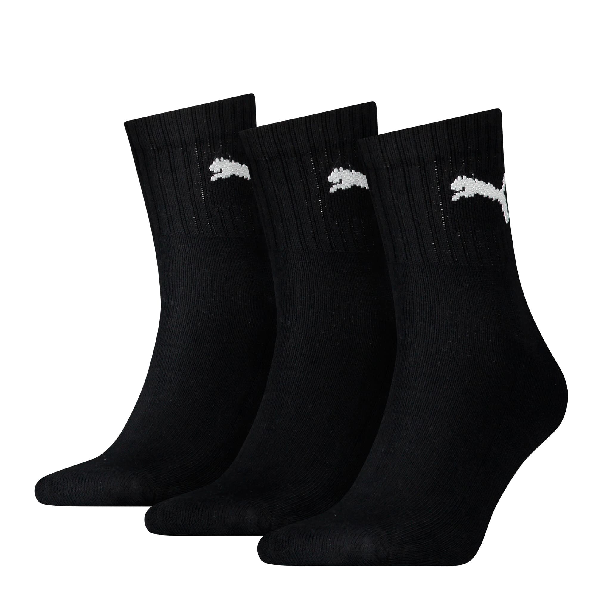 PUMA Unisex Sportsocken Crew 3er Pack