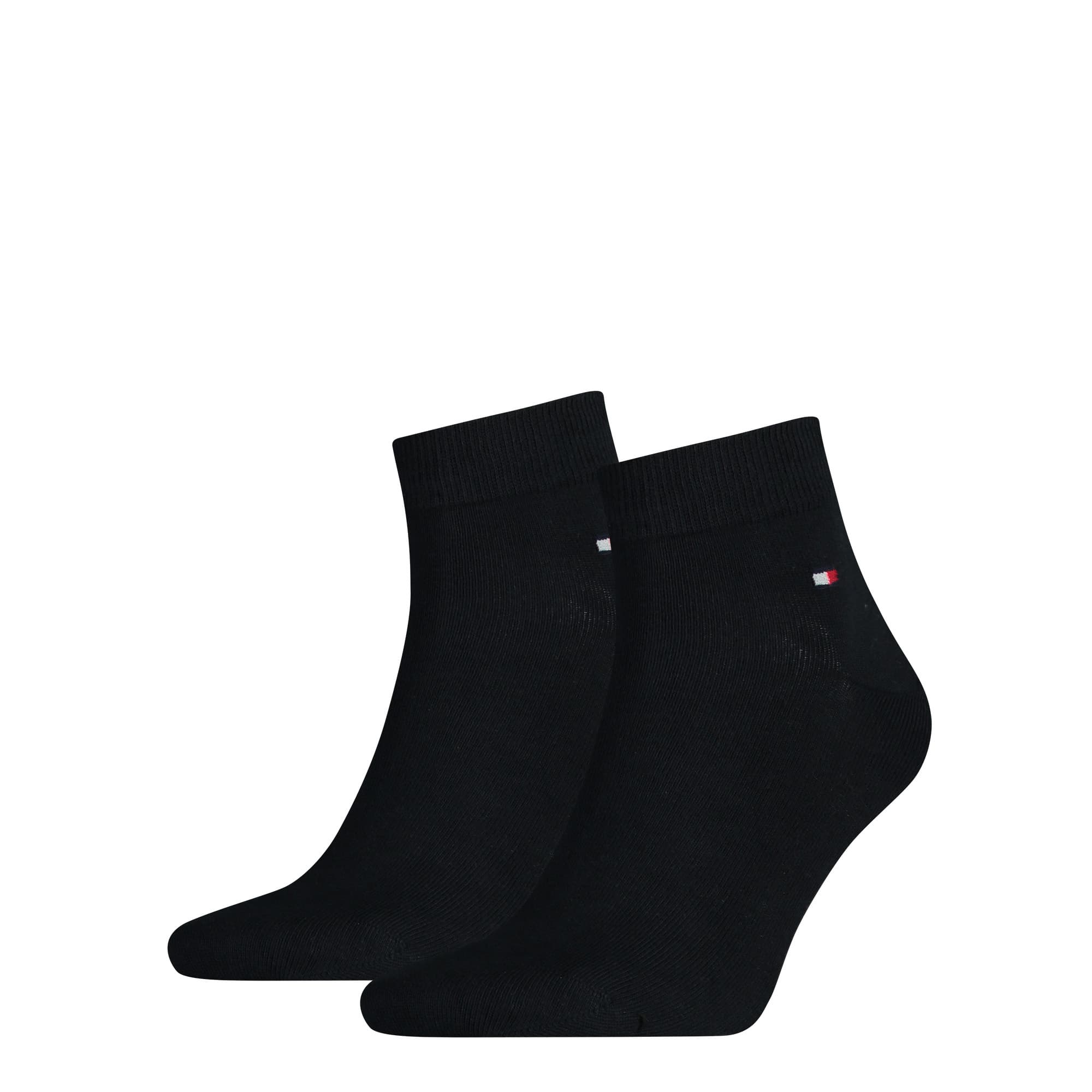 TOMMY HILFIGER Herren Kurzsocken Quarter Flag 2er Pack