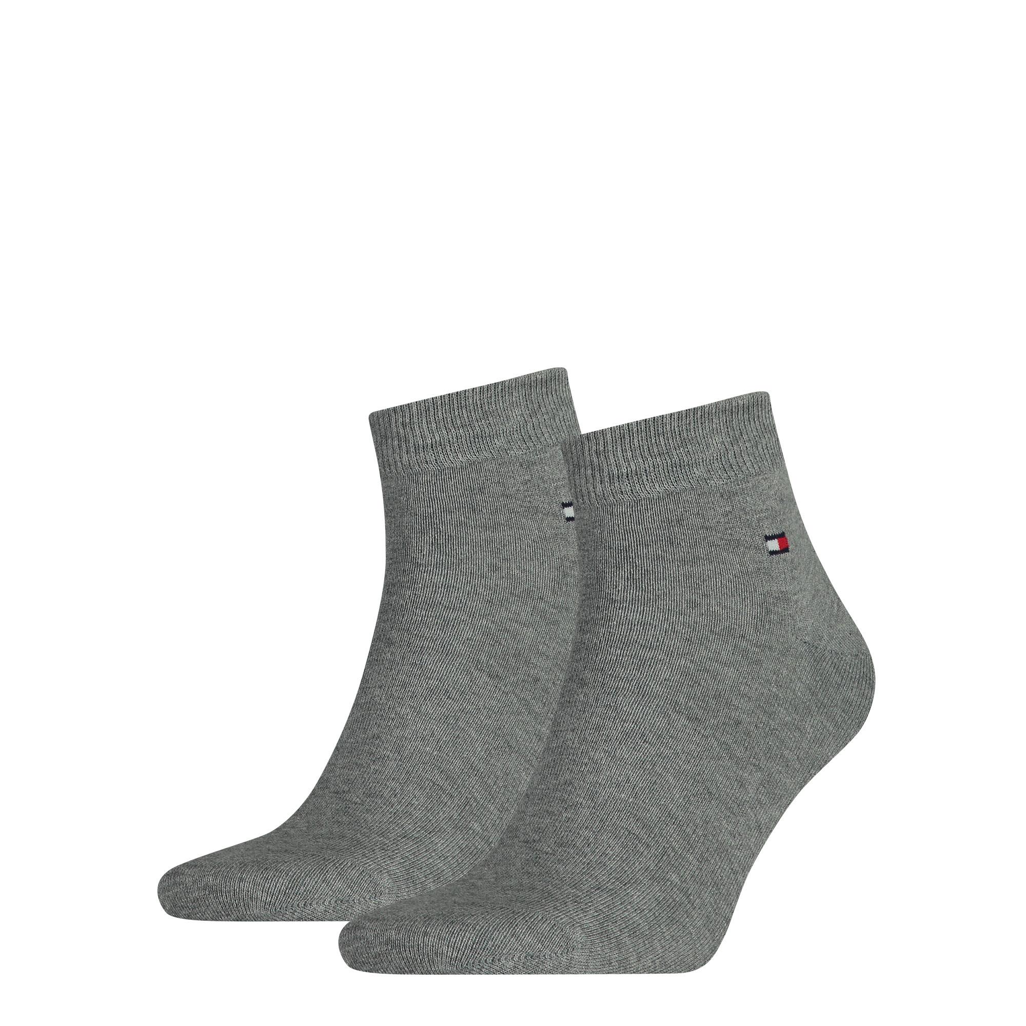 TOMMY HILFIGER Herren Kurzsocken Quarter Flag 2er Pack