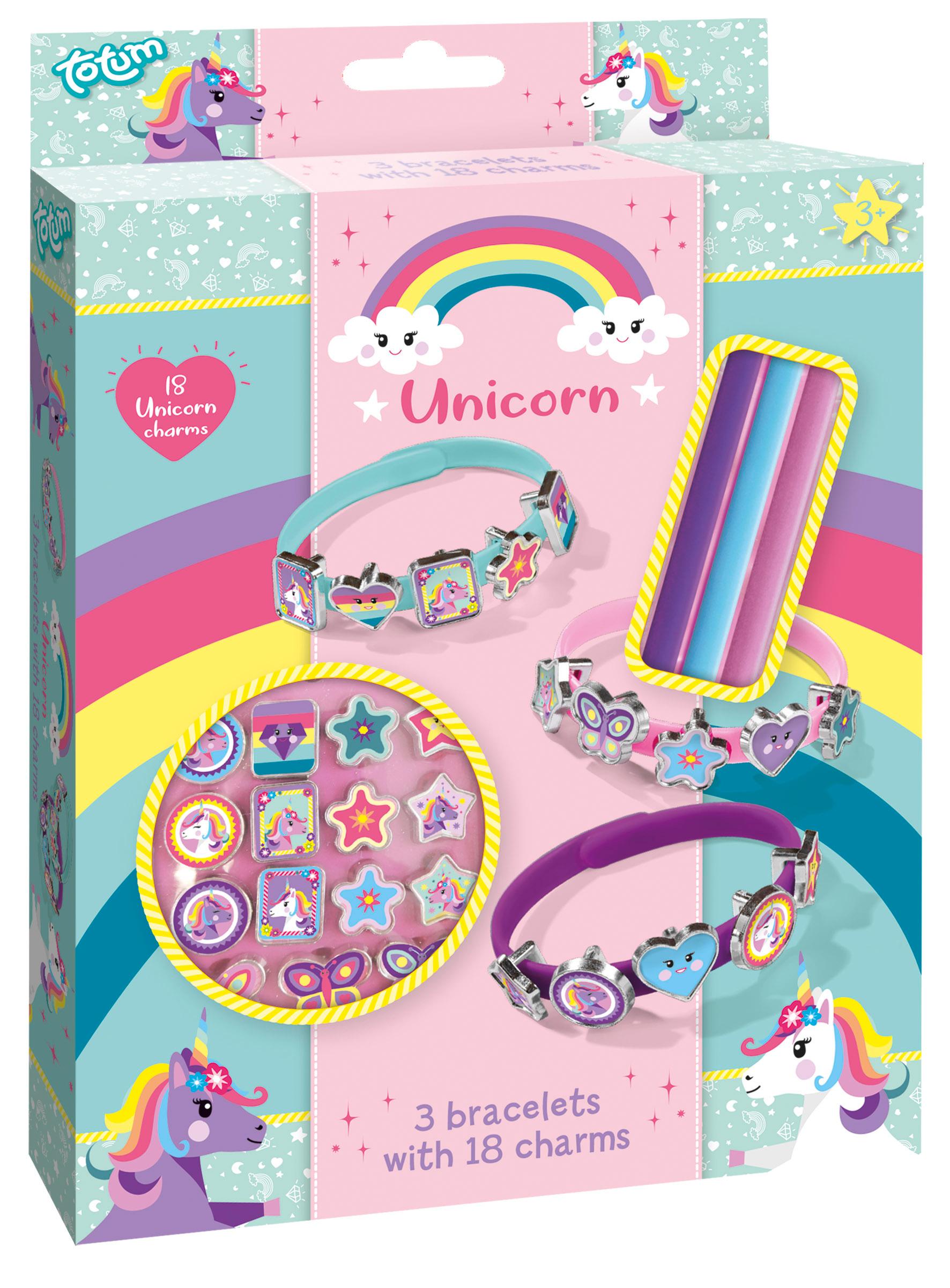 Totum - CREATIVITY EINHORN ARMBÄNDER MIT 18 ANHÄNGERN