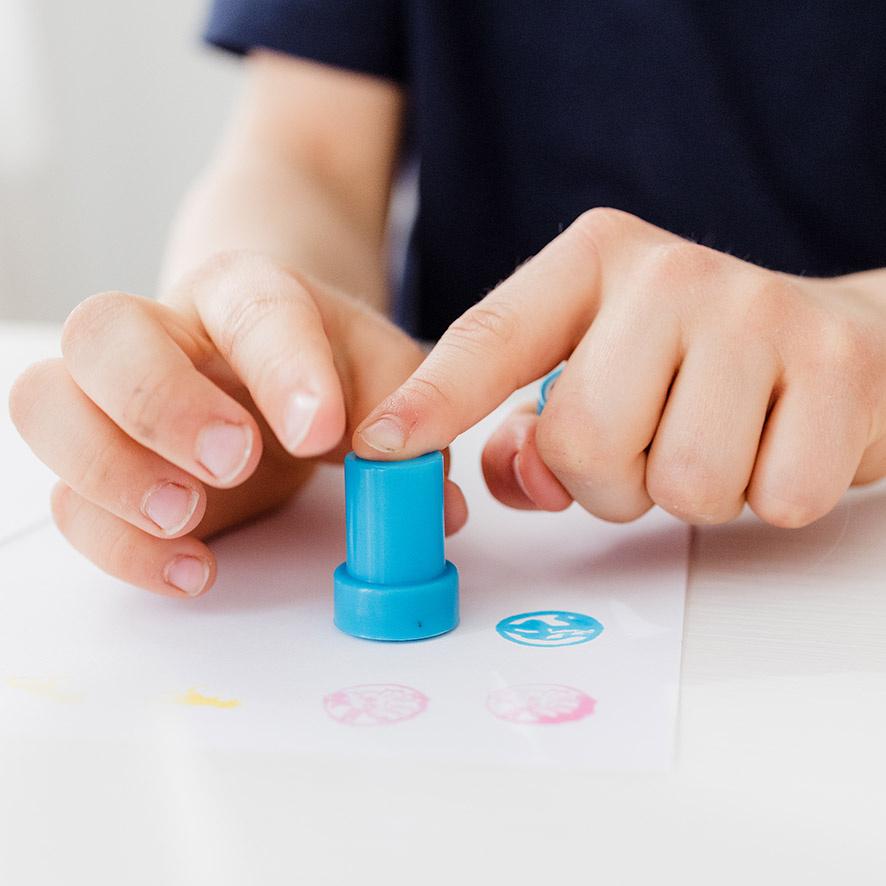 Produktbild TM ESSENTIALS - DINO SELBSTFÄRBE STEMPEL 7 von 8