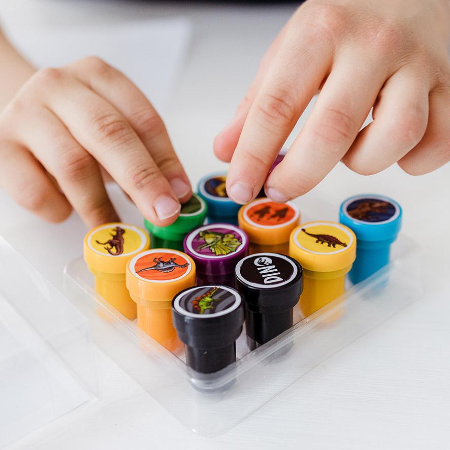 Produktbild TM ESSENTIALS - DINO SELBSTFÄRBE STEMPEL 6 von 8