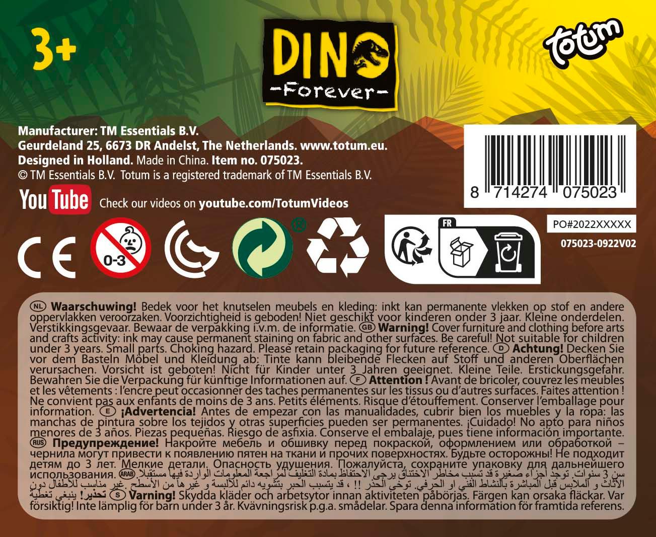 Produktbild TM ESSENTIALS - DINO SELBSTFÄRBE STEMPEL 4 von 8
