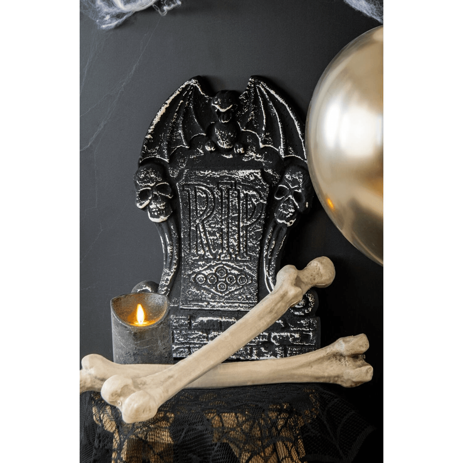 Produktbild Folat - Grabstein „RIP“ – Halloween – 25 x 36 cm 2 von 3