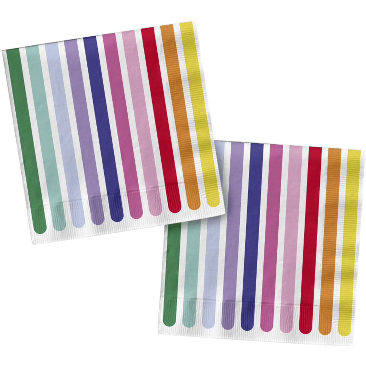 Folat Stripetastic Servietten bunt 33 x 33 cm, 20 Stück