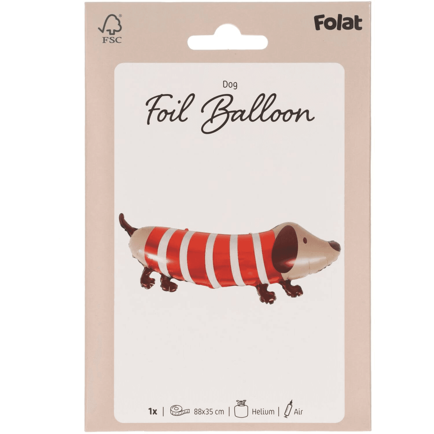 Produktbild Folat - Folienballon - Form - Hund - 88 x 35 cm 3 von 5