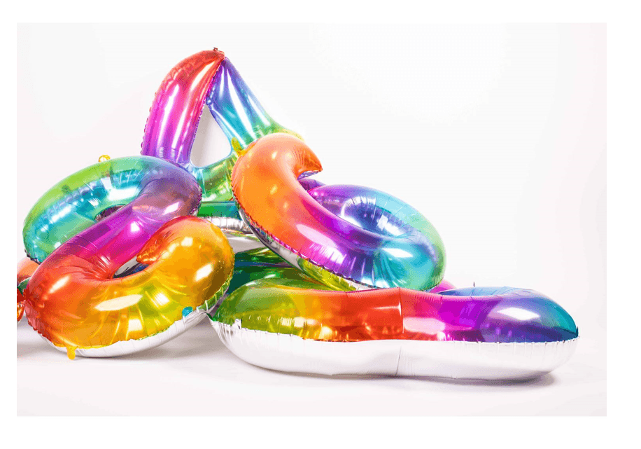 Produktbild Folat - Folienballon Zahl 1 Yummy Gummy - 81 cm 4 von 4