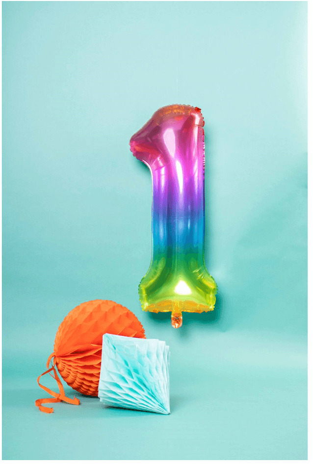 Produktbild Folat - Folienballon Zahl 1 Yummy Gummy - 81 cm 3 von 4