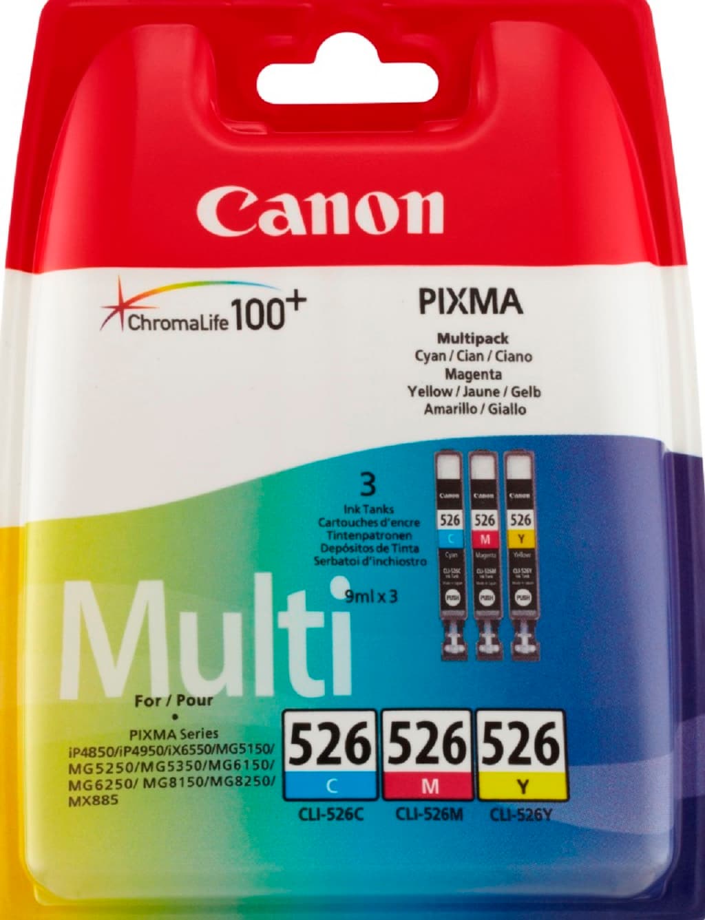 Canon Druckerpatrone CLI-526 Multipack