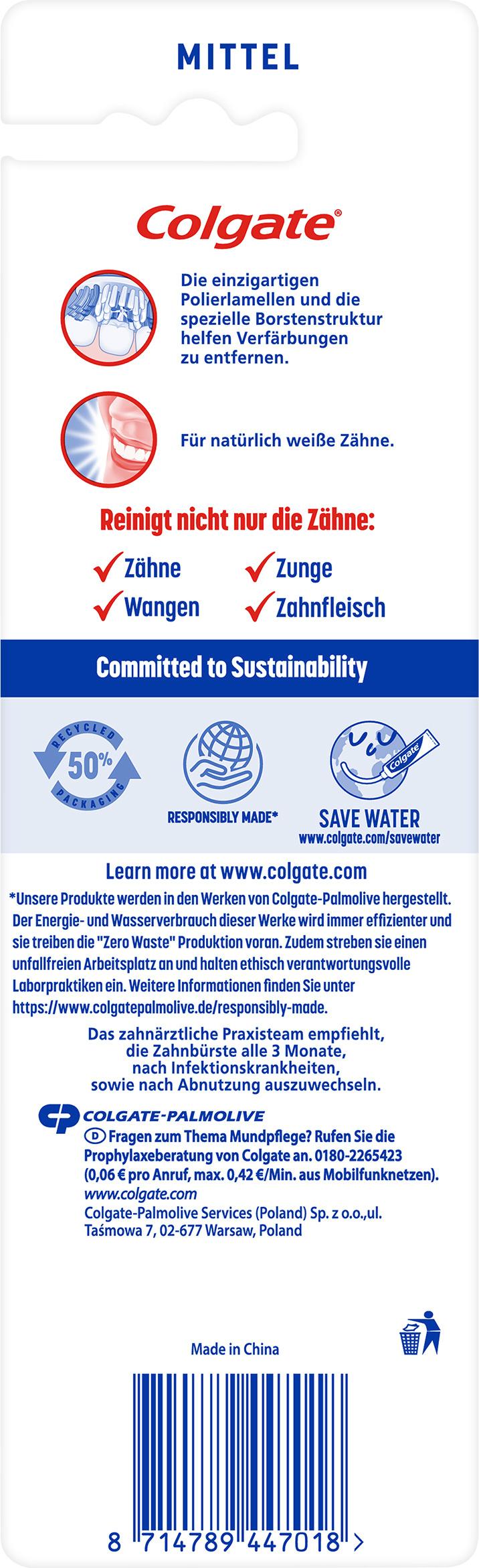 Produktbild Colgate Max White Zahnbürste Mittel 2 von 9