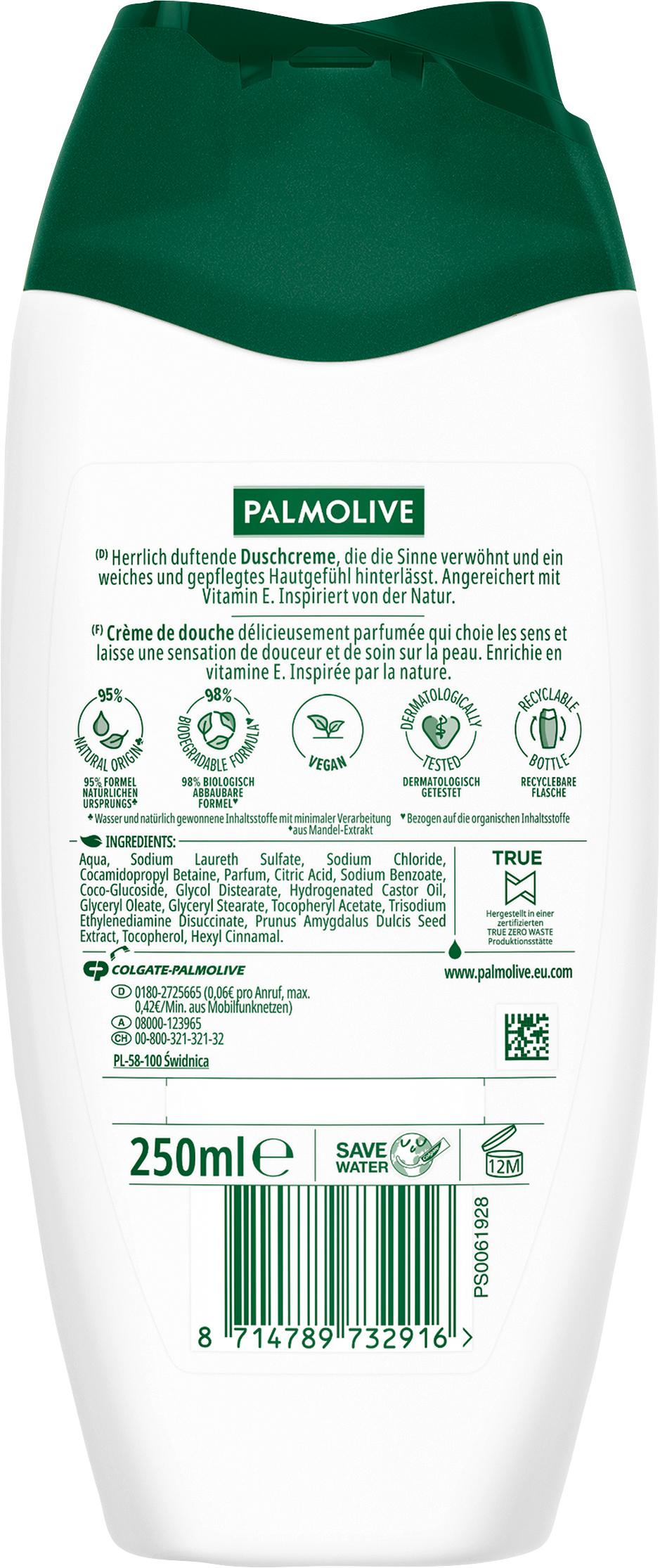 Produktbild Palmolive Cremedusche Naturals Milchproteine und Feuchtigkeitsmilch 2 von 11