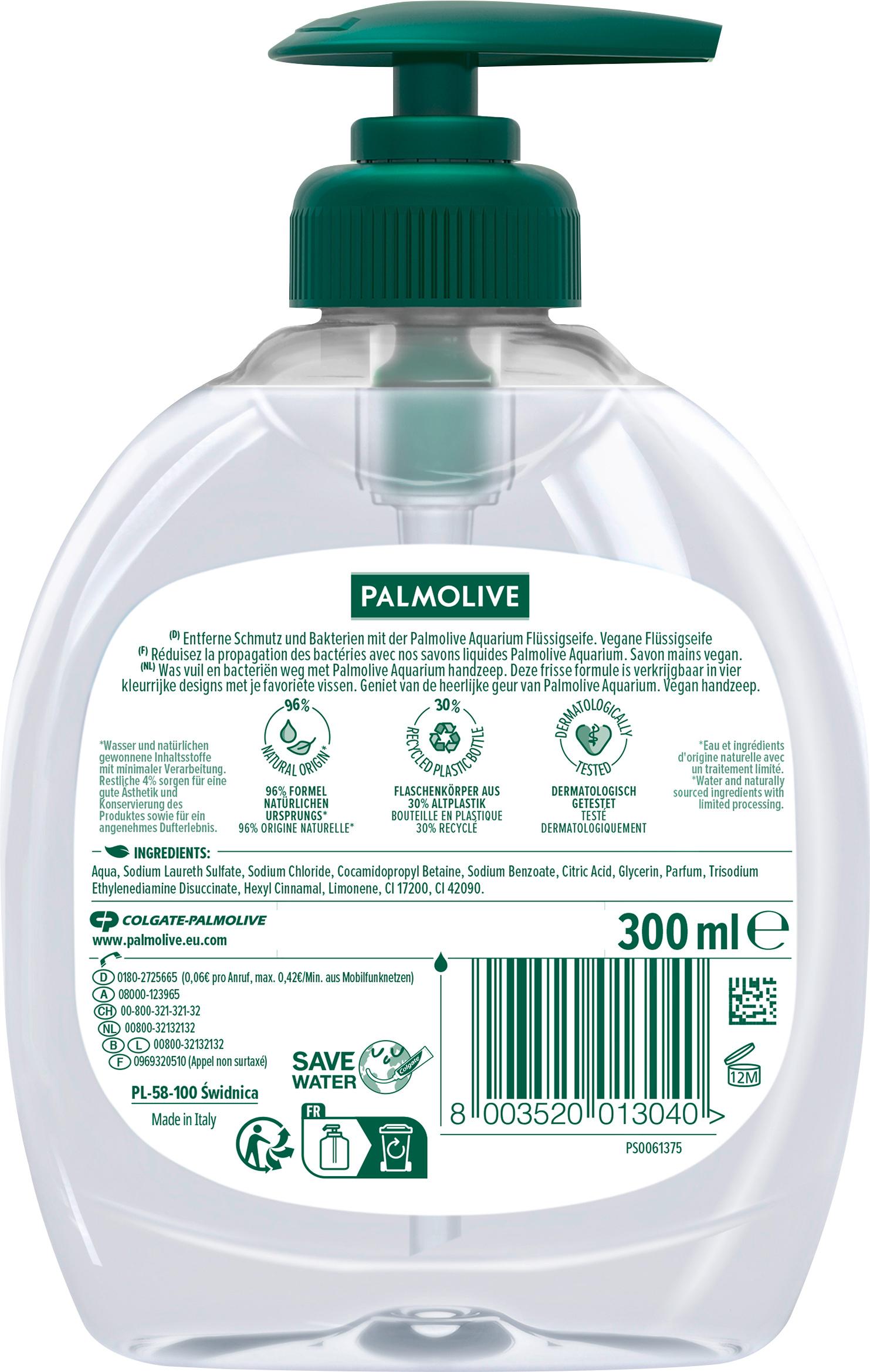 Produktbild Palmolive Flüssigseife Aquarium - sanfte Handreinigung für Kinder mit einem blumigen Duft 2 von 5