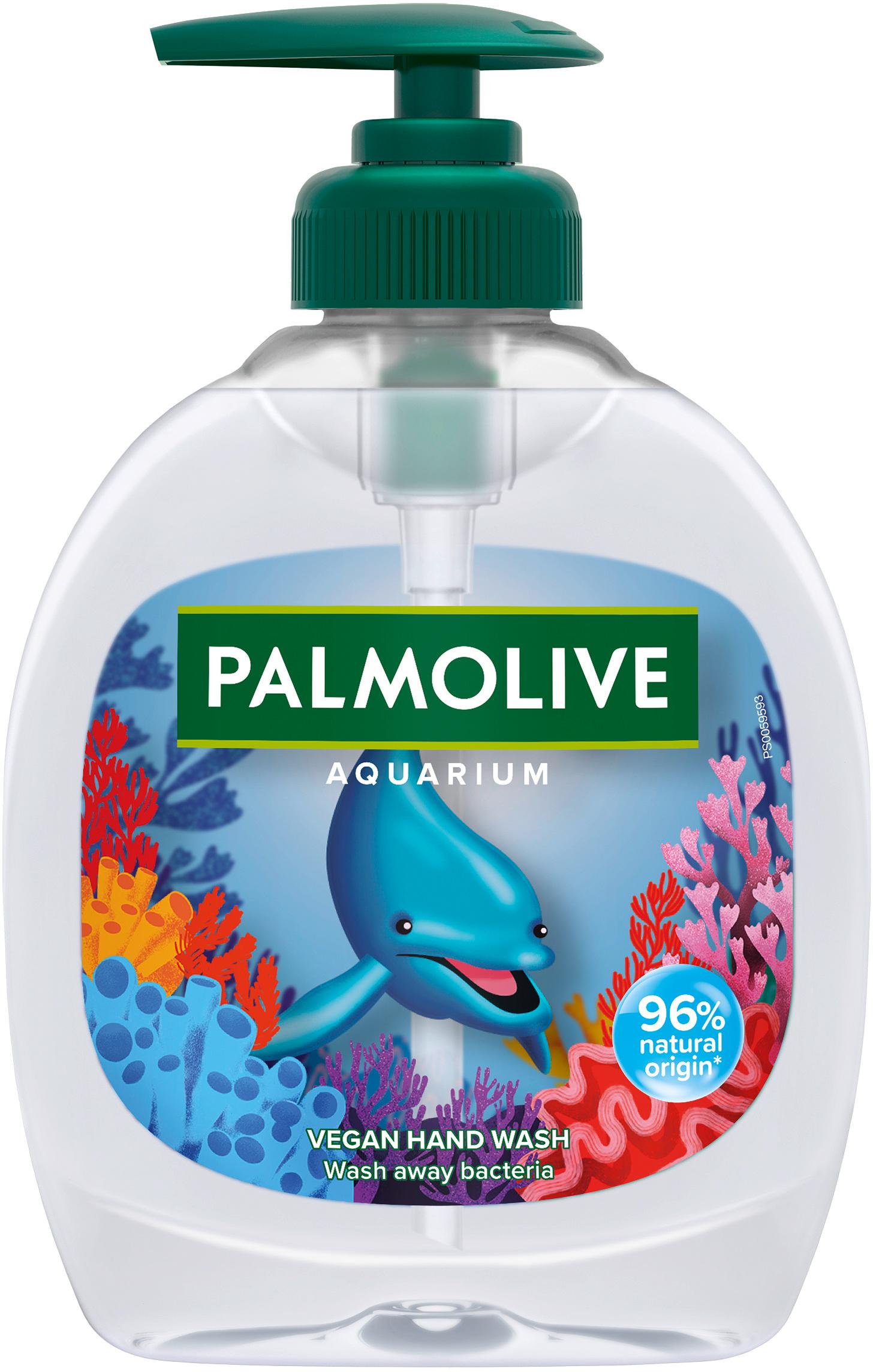 Palmolive Flüssigseife Aquarium - sanfte Handreinigung für Kinder mit einem blumigen Duft