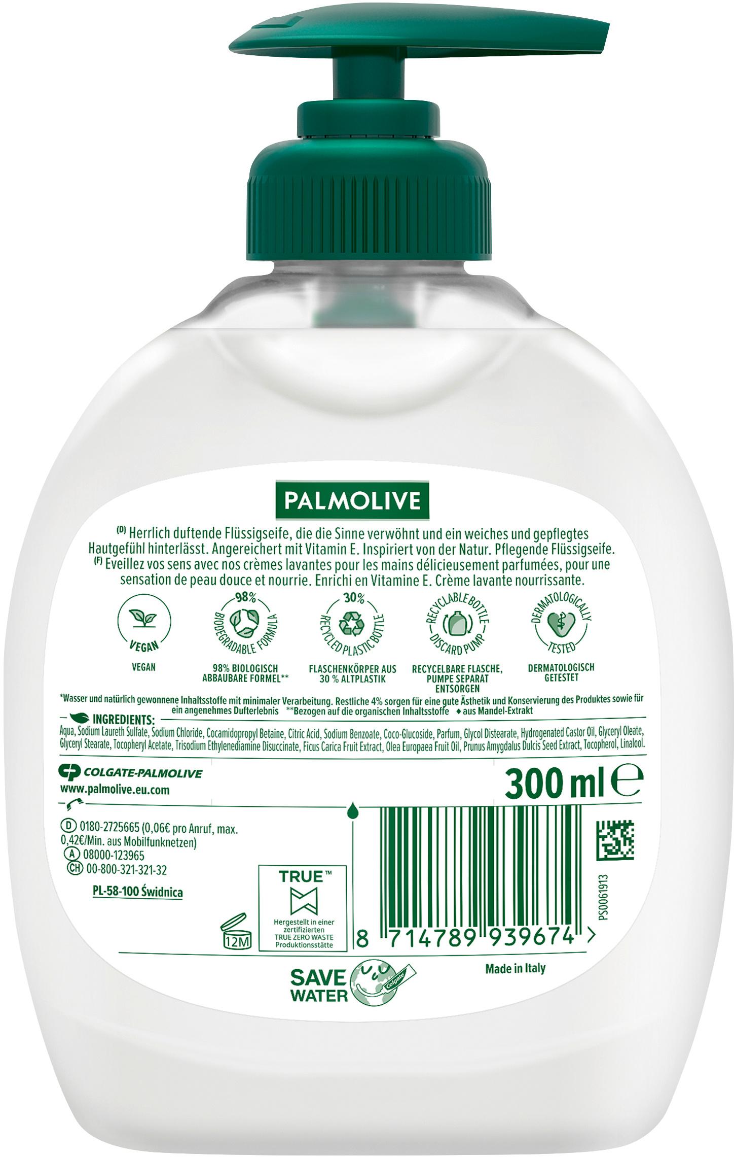 Produktbild Palmolive Seife Naturals Olive&Milch - flüssige Handseife zur sanften Reinigung der Hände 2 von 8