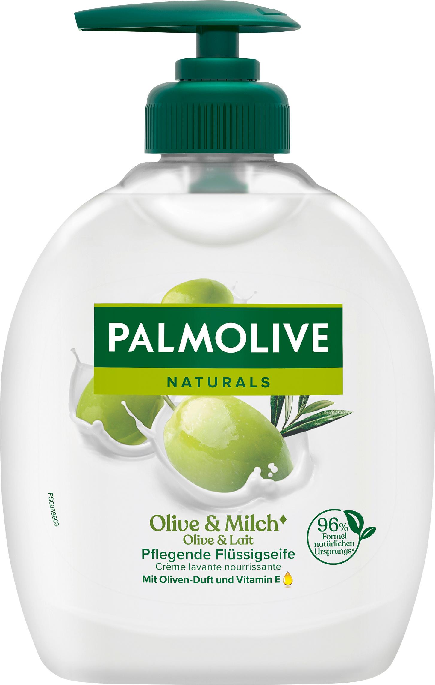 Palmolive Seife Naturals Olive&Milch - flüssige Handseife zur sanften Reinigung der Hände