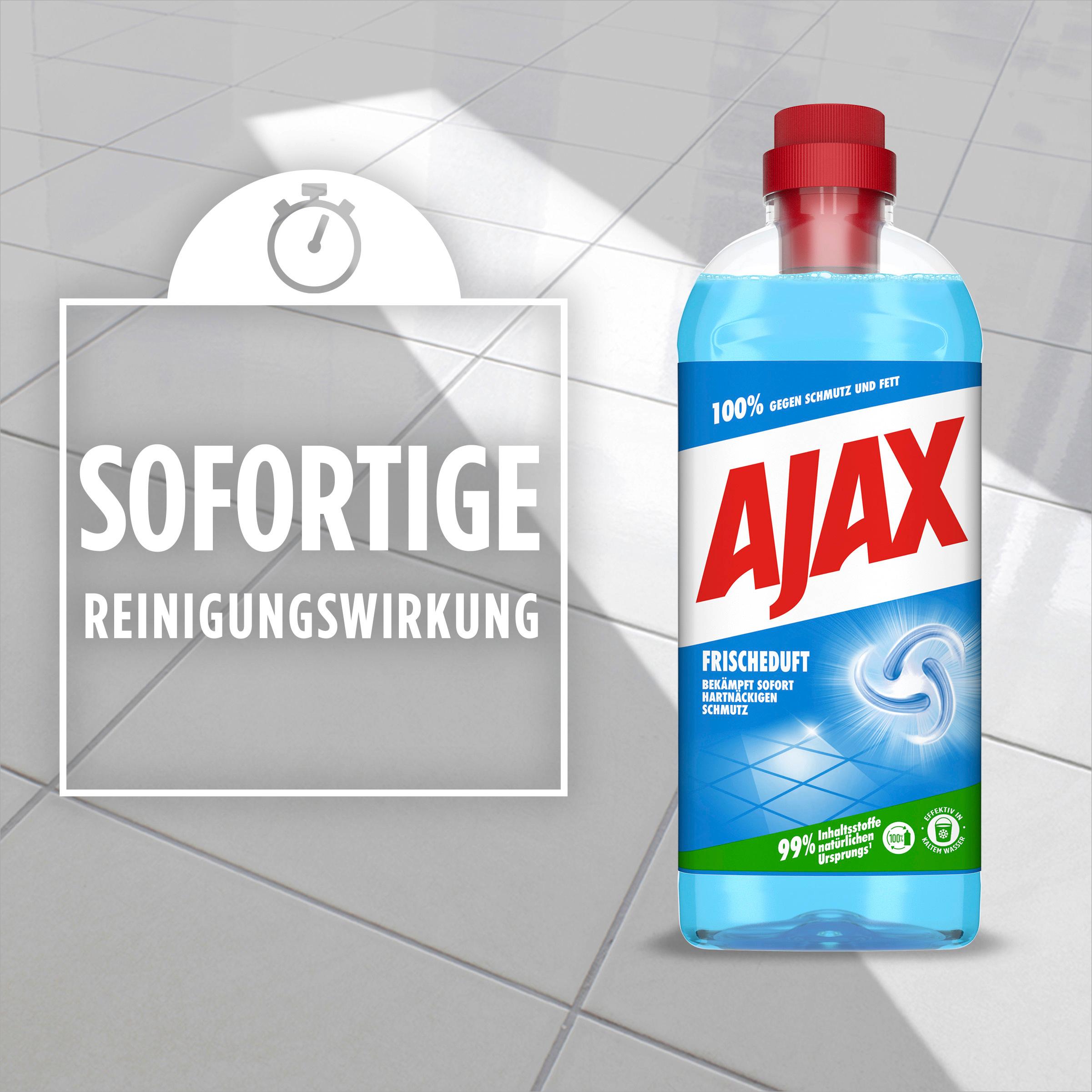 Produktbild Ajax Allzweckreiniger Frischeduft - Multi-Oberflächen Bodenreiniger, Formel 93% biologisch abbaubar 10 von 10