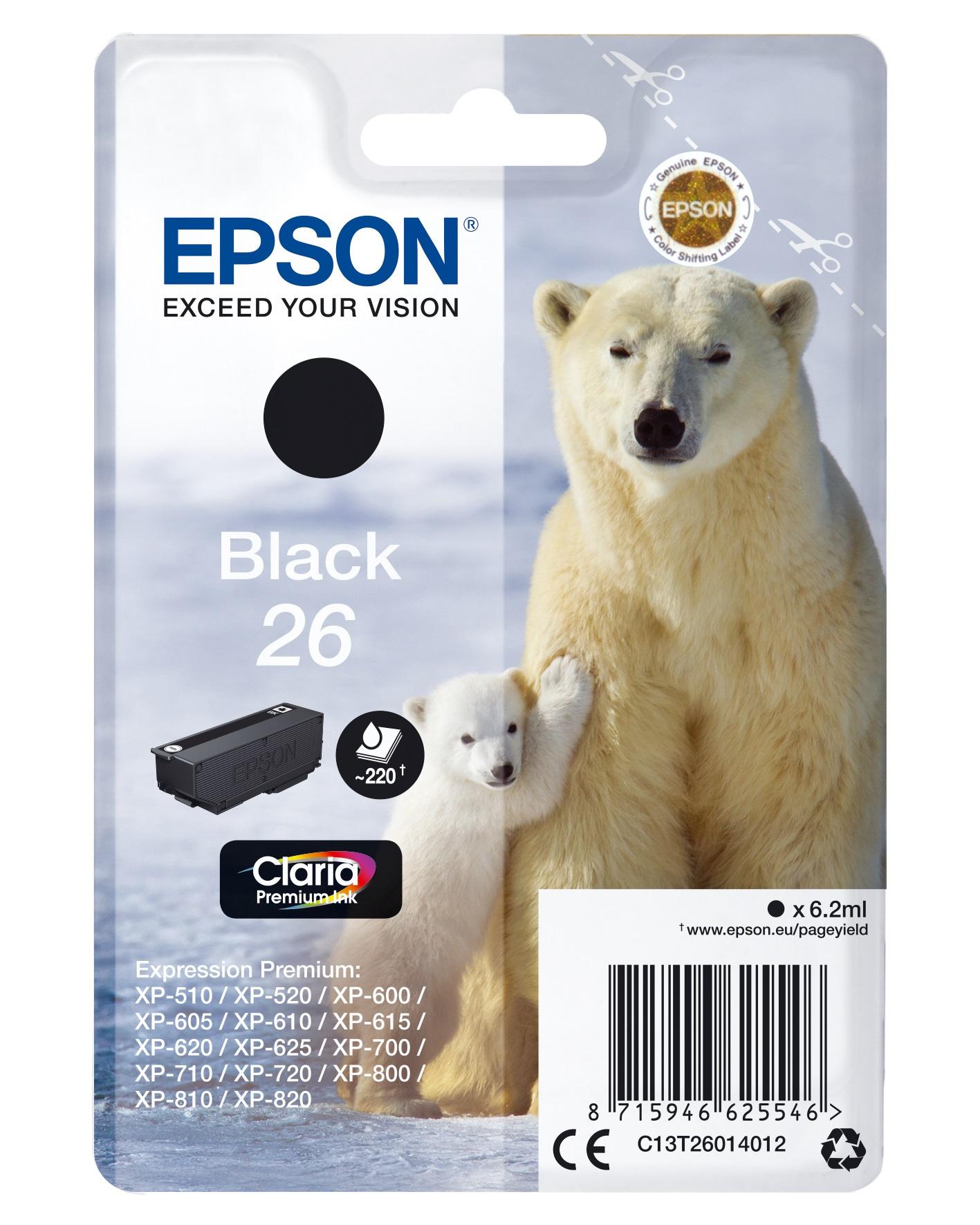 Epson Druckerpatrone T2601 T2611 Eisbär