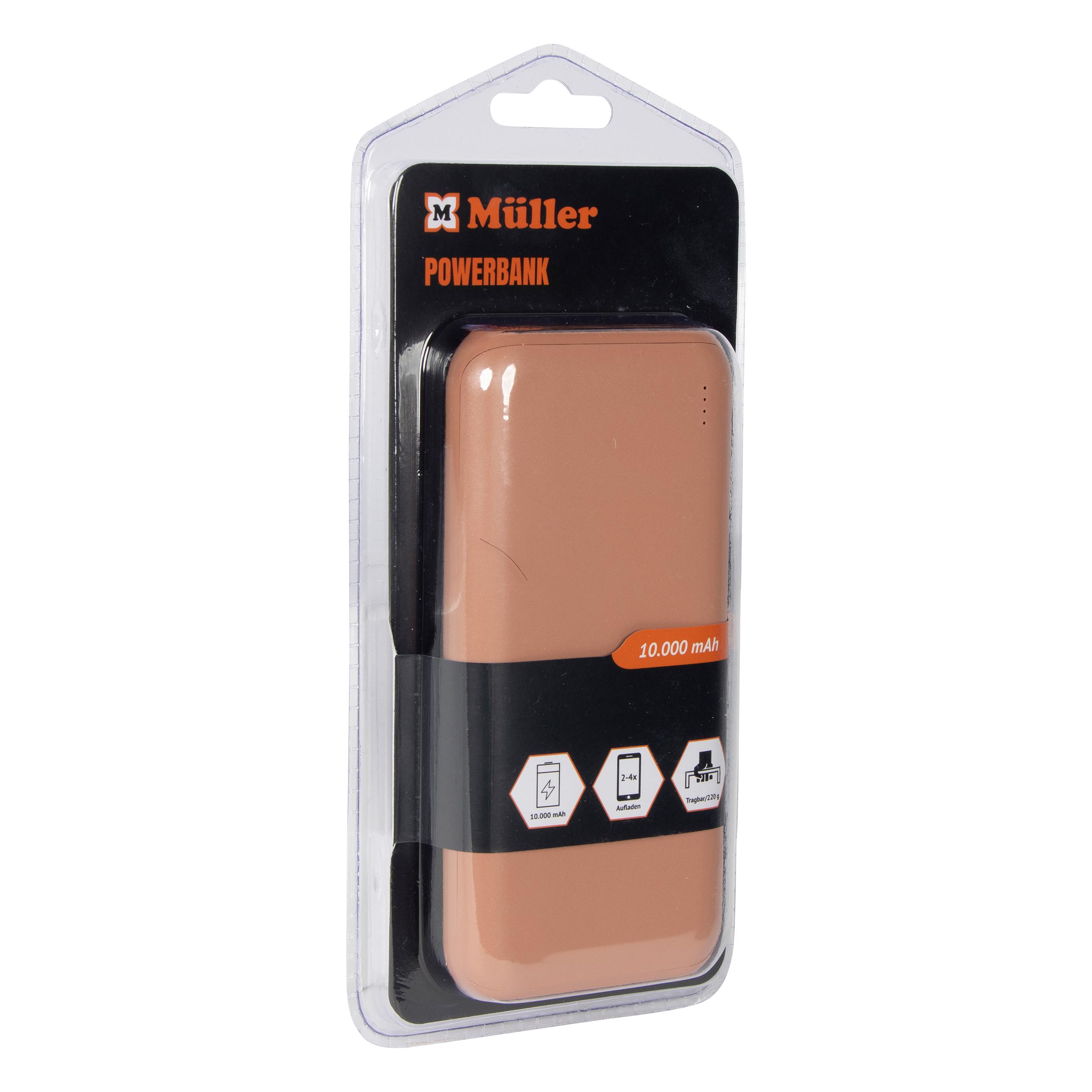 Produktbild Powerbank, 10.000 MAH Rosa 2 von 2