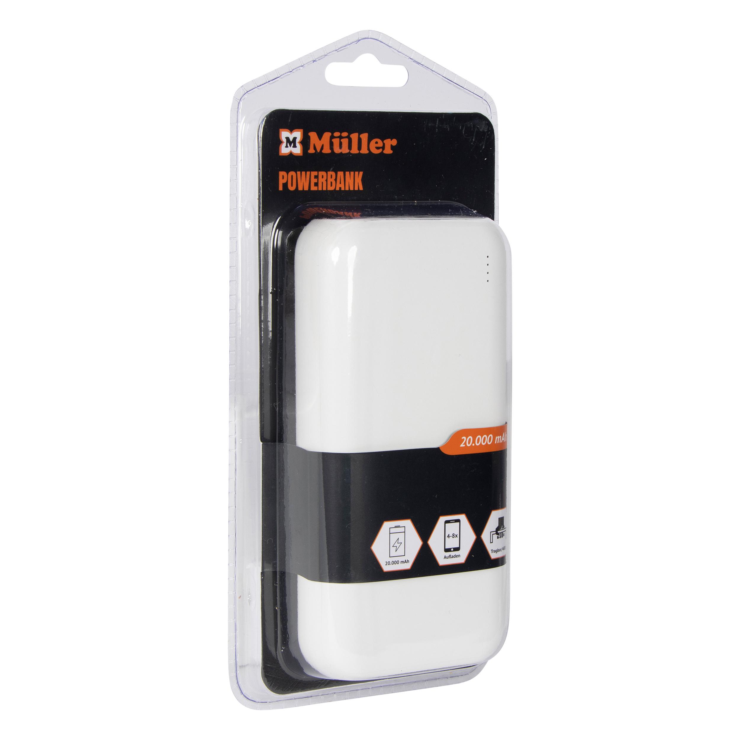 Produktbild Powerbank, 20.000 MAH Weiss 2 von 2