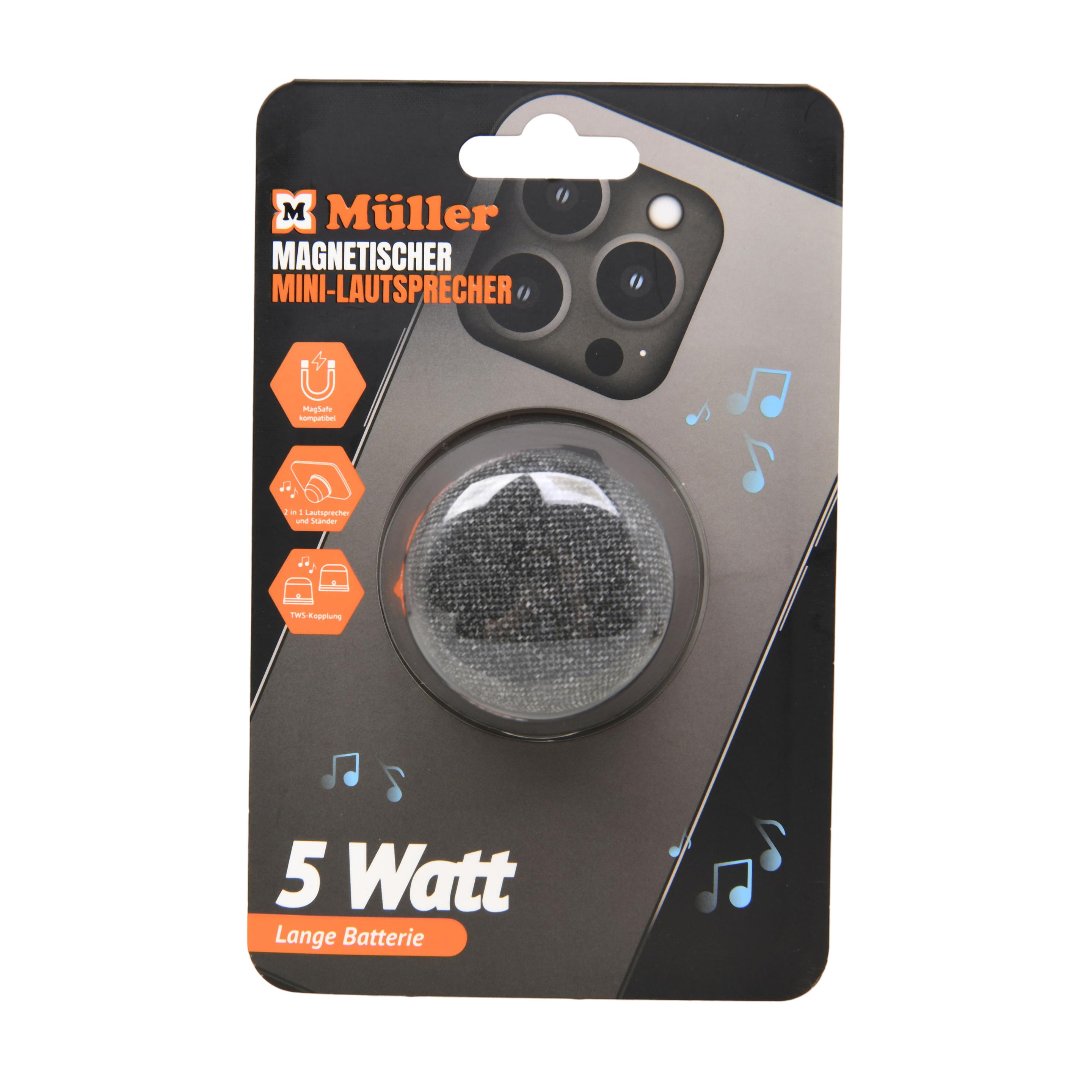 Magnetic Speaker Black