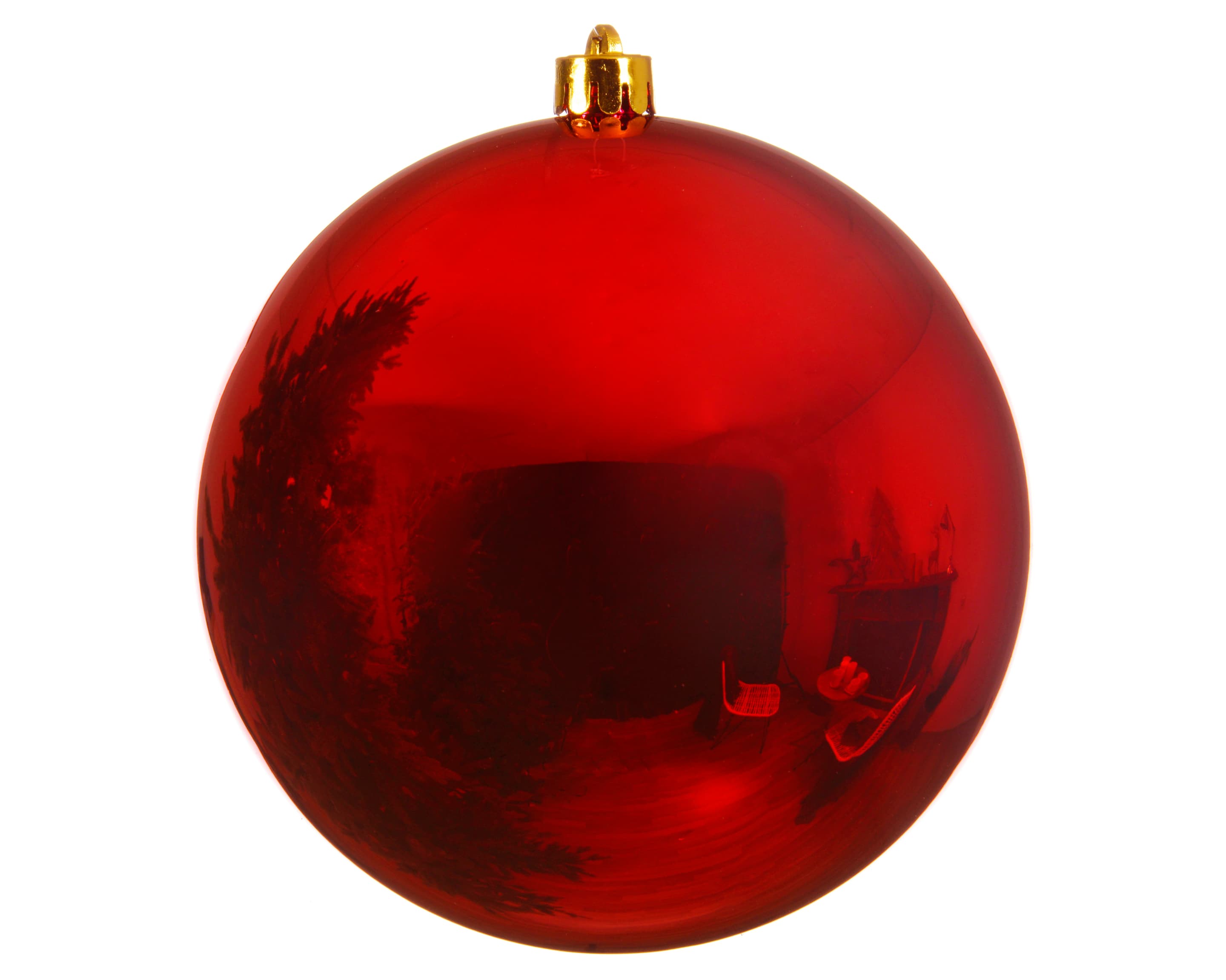 Decoris XL Kunststoff Weihnachtskugel Ø14cm
