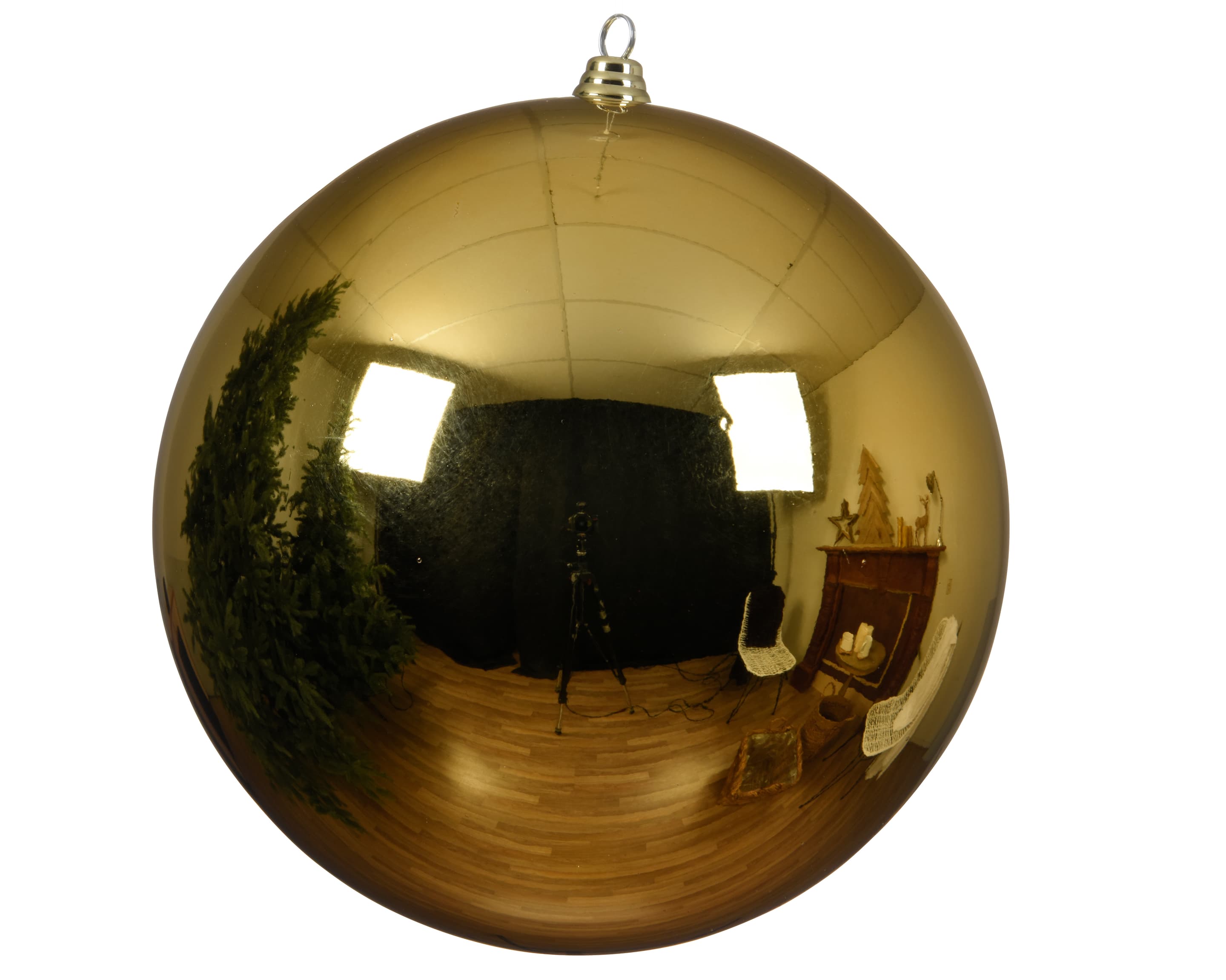 Decoris XL Kunststoff Weihnachtskugel Ø14cm